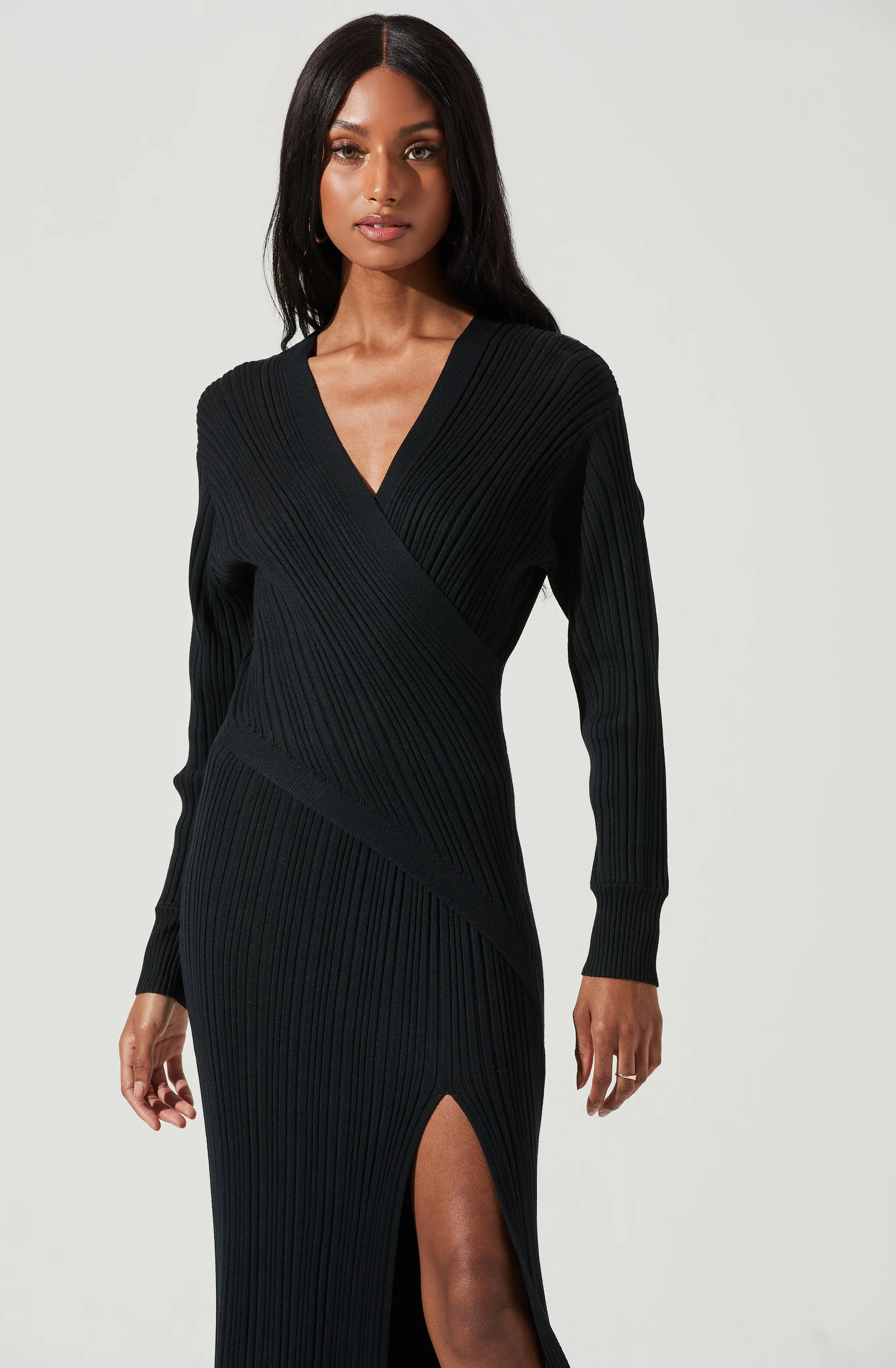 Astrid Ribbed Knit Midi Dress sold by Astr product image thumbnail 2