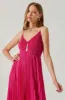 Loralee Pleated Midi Dress sold by Astr