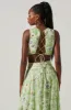 Noya Floral Cutout Maxi Dress sold by Astr
