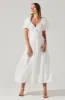 Linette Tonal Jacquard Midi Dress sold by Astr