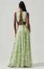 Noya Floral Cutout Maxi Dress sold by Astr