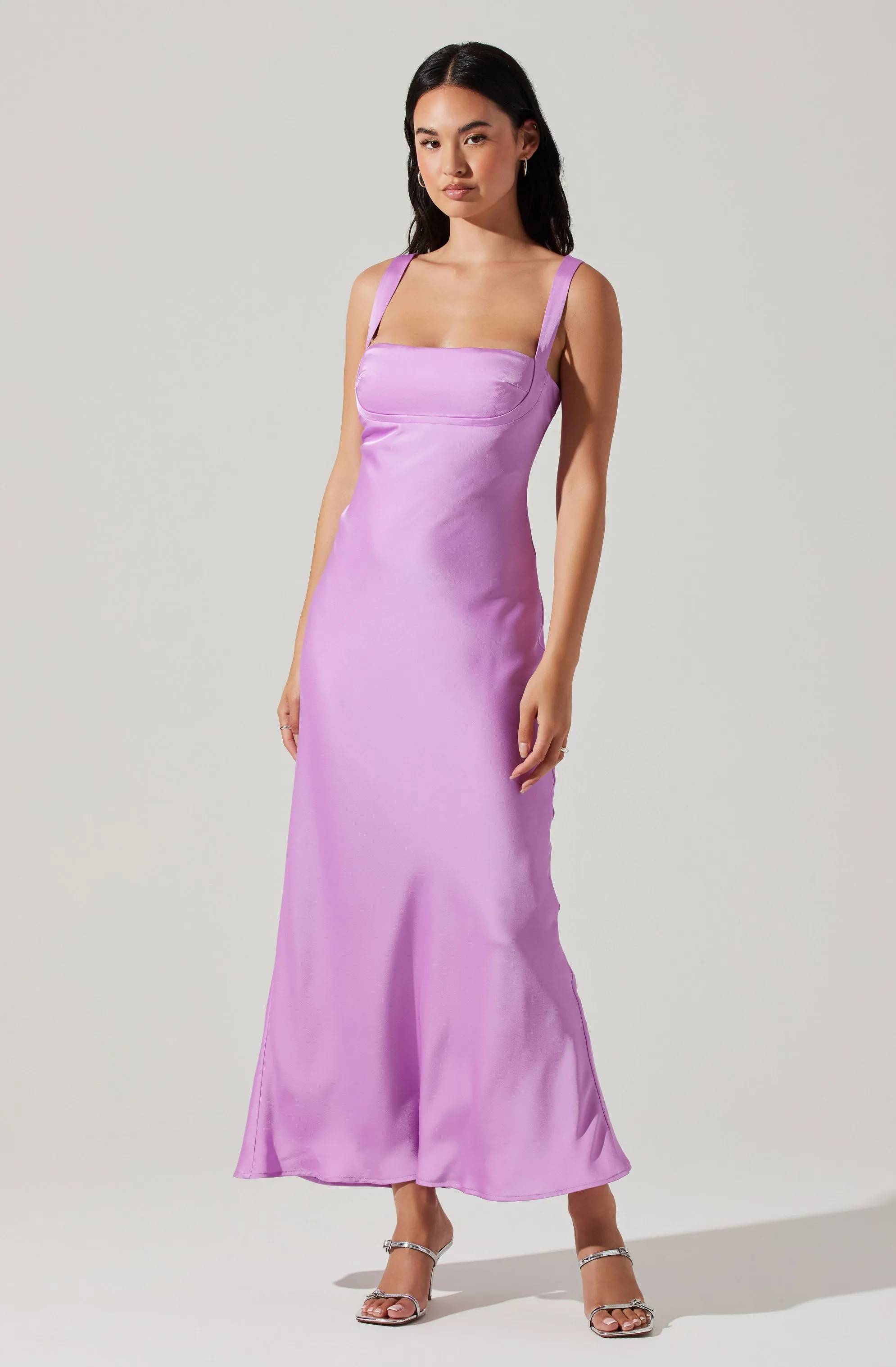 Stacie Satin Maxi Dress sold by Astr