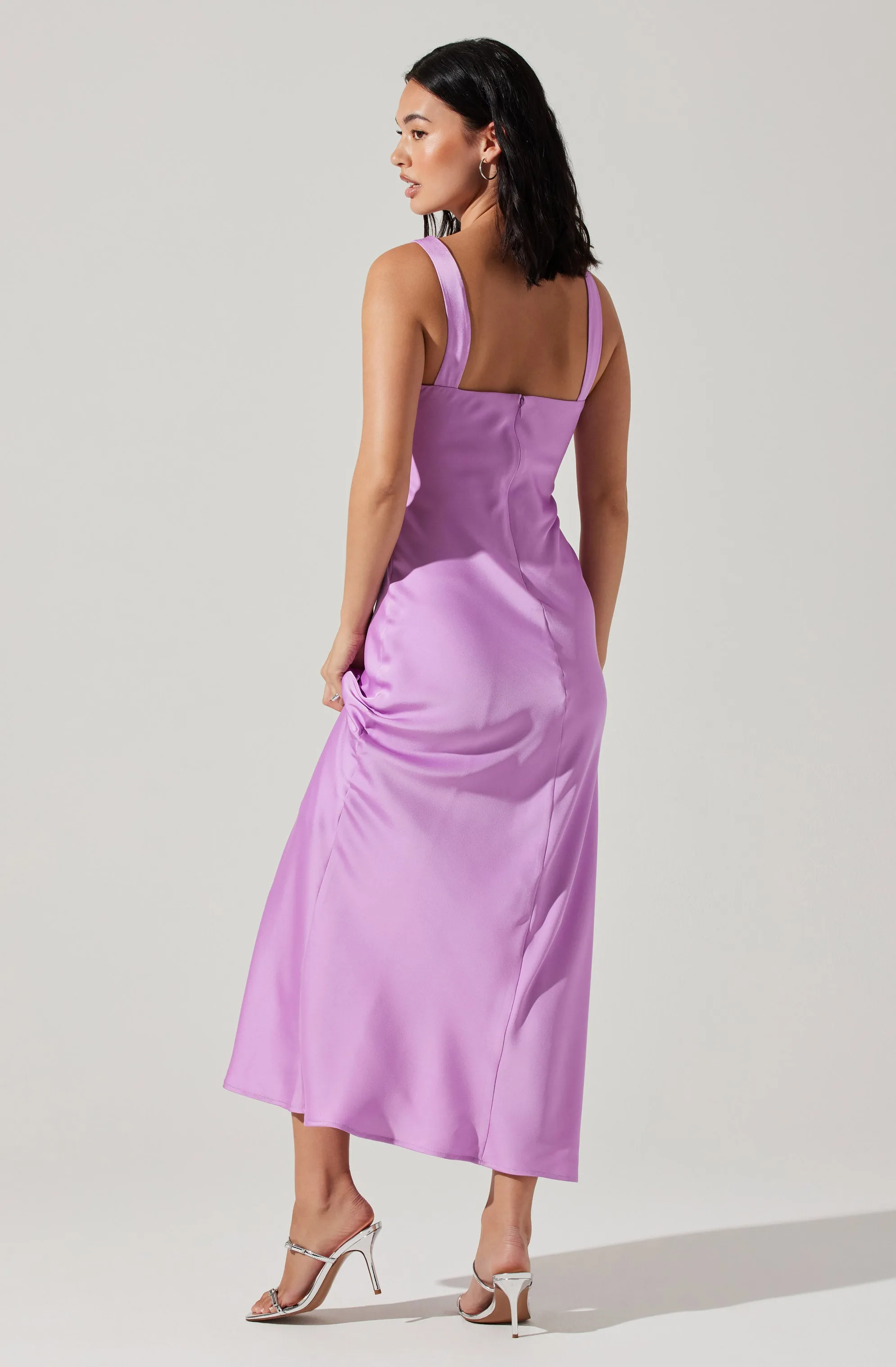 Stacie Satin Maxi Dress sold by Astr product image thumbnail 5