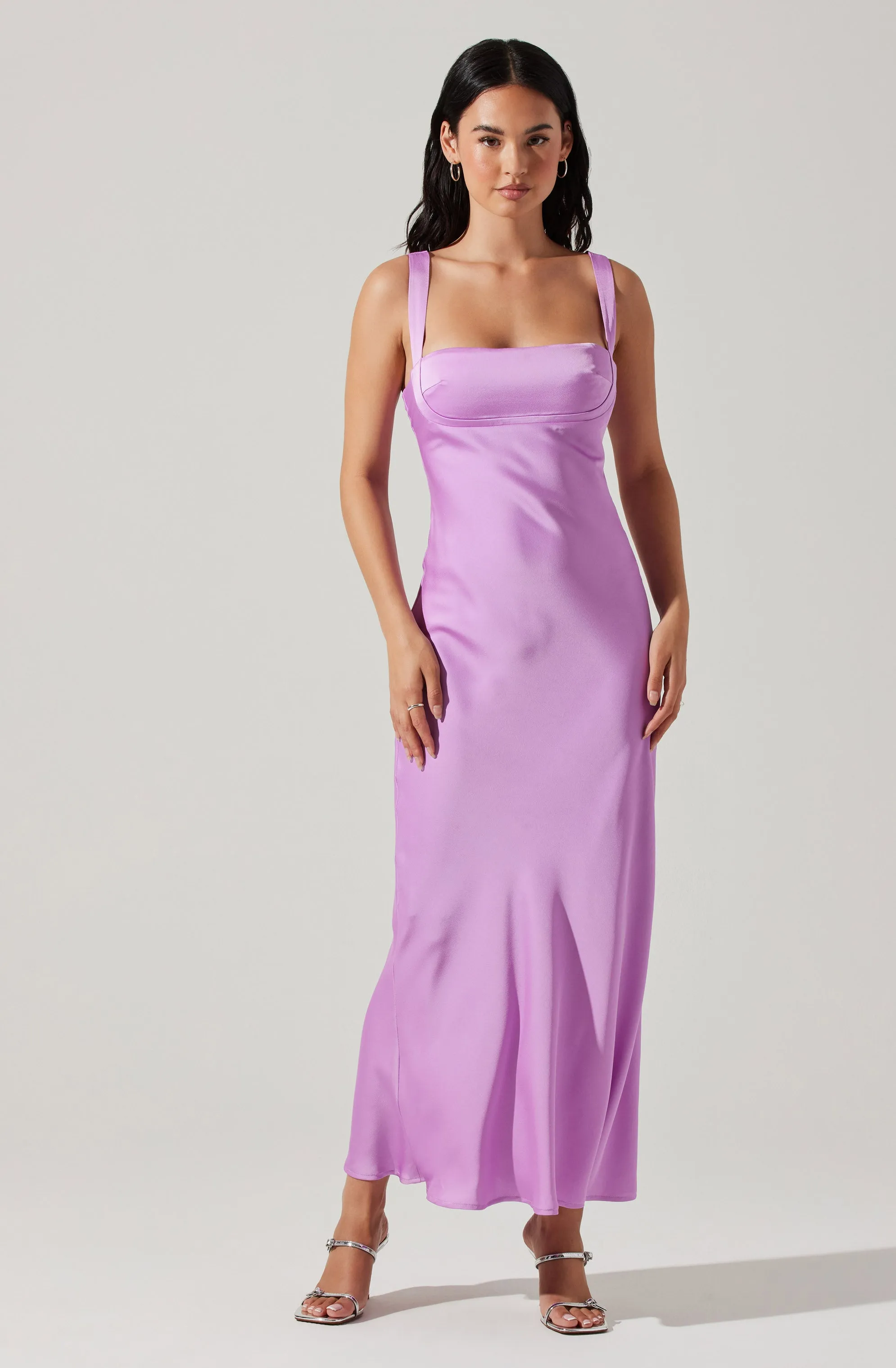 Stacie Satin Maxi Dress sold by Astr product image thumbnail 3