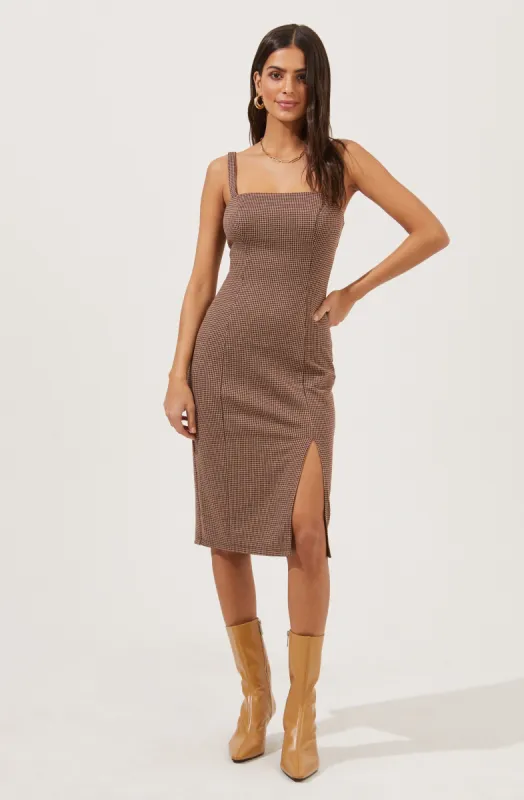 Rosabel Square Neck Midi Dress sold by Astr