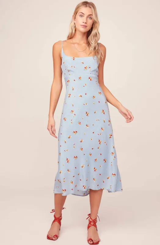 Joan Floral Midi Dress sold by Astr