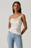 Mirie Cowl Neck Tank Top sold by Astr