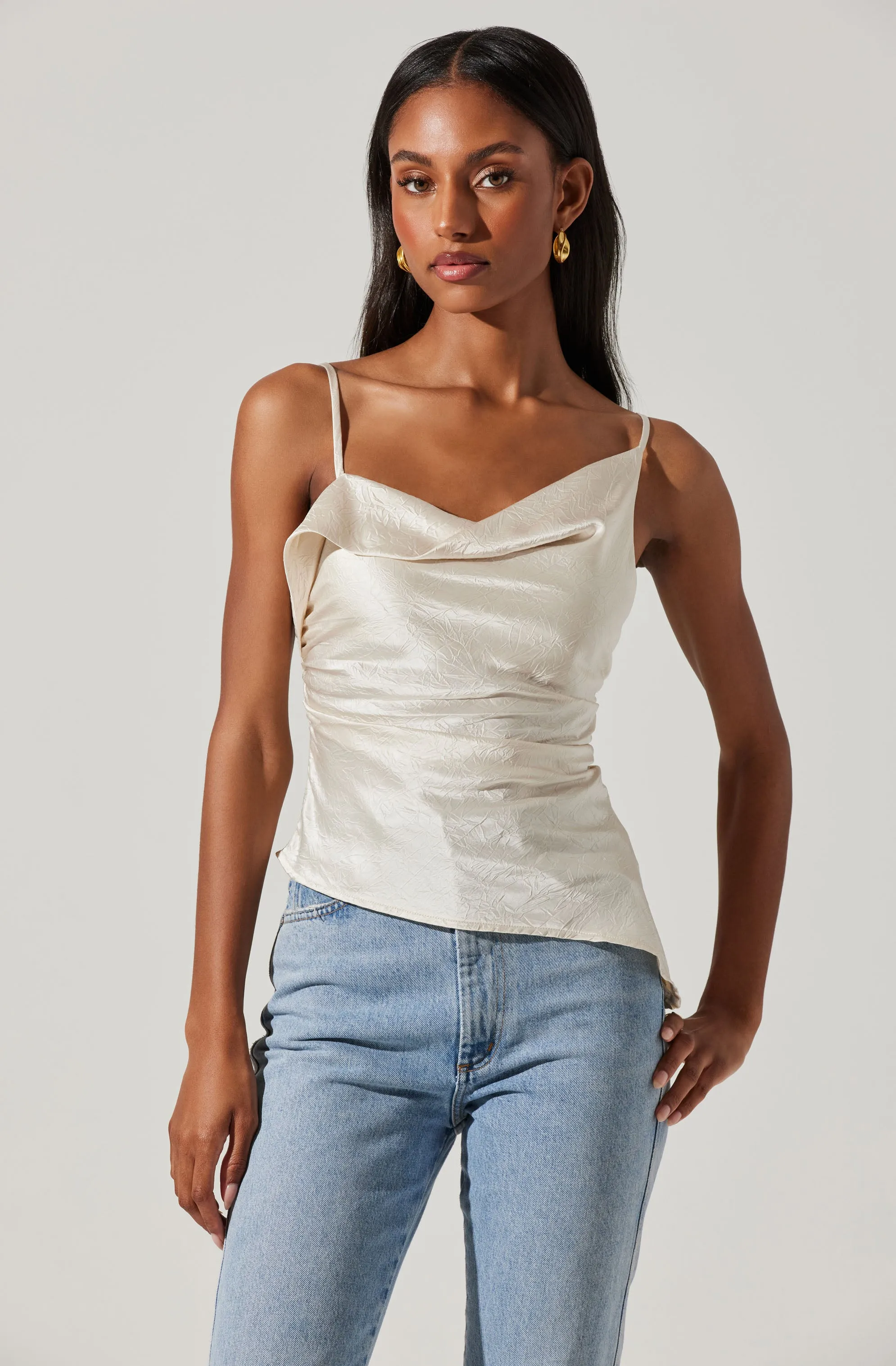 Mirie Cowl Neck Tank Top sold by Astr product image thumbnail 3