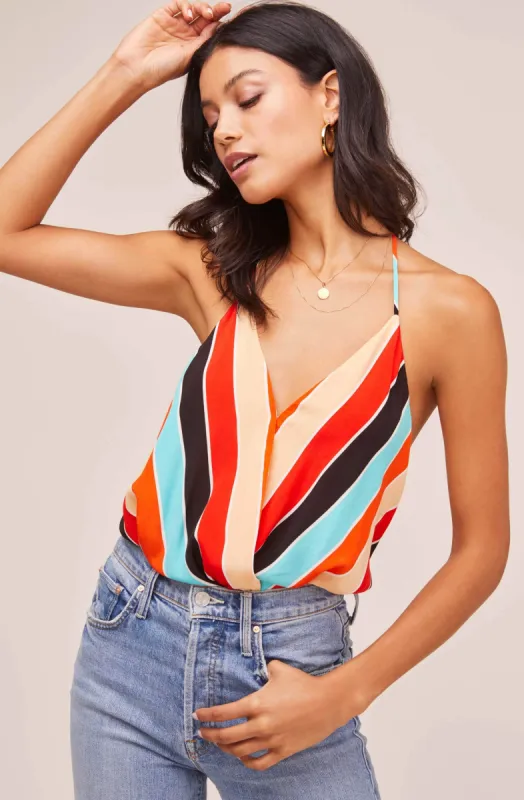Amber Striped Bodysuit sold by Astr