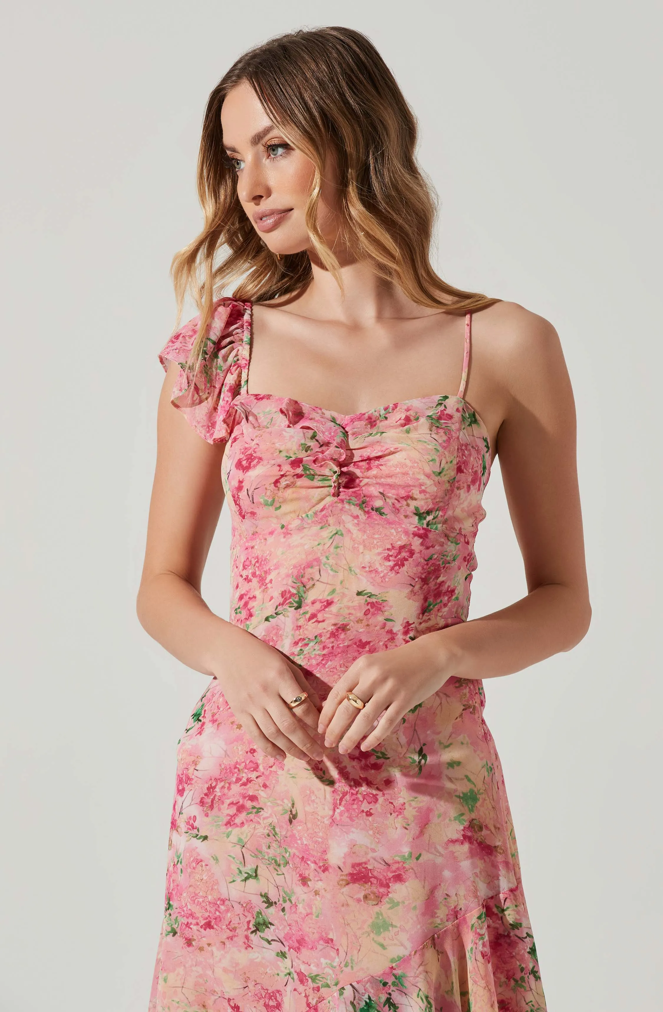 Camelia Floral Midi Dress sold by Astr product image thumbnail 3