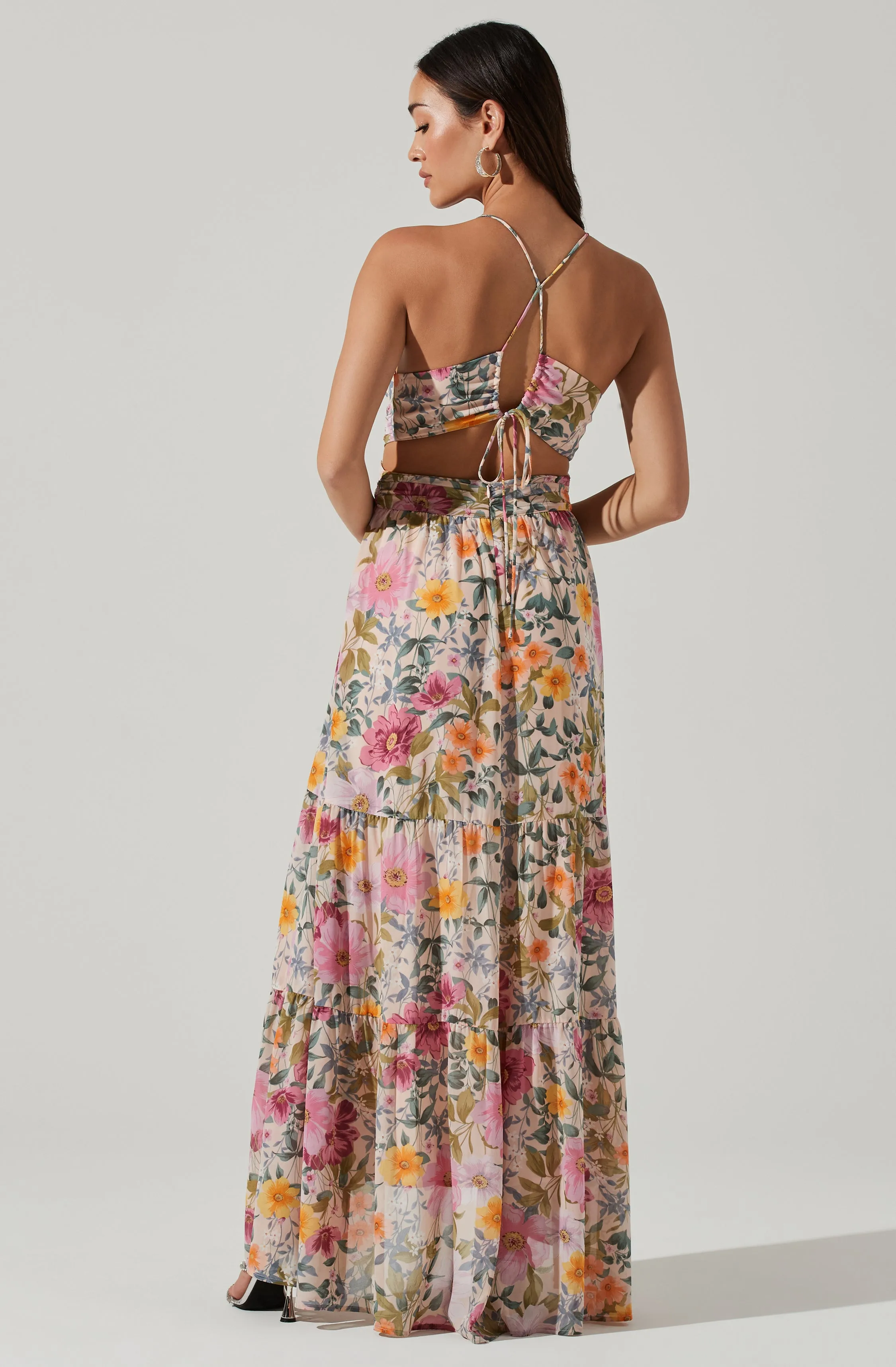 Frolic Floral Cutout Maxi Dress sold by Astr product image thumbnail 5