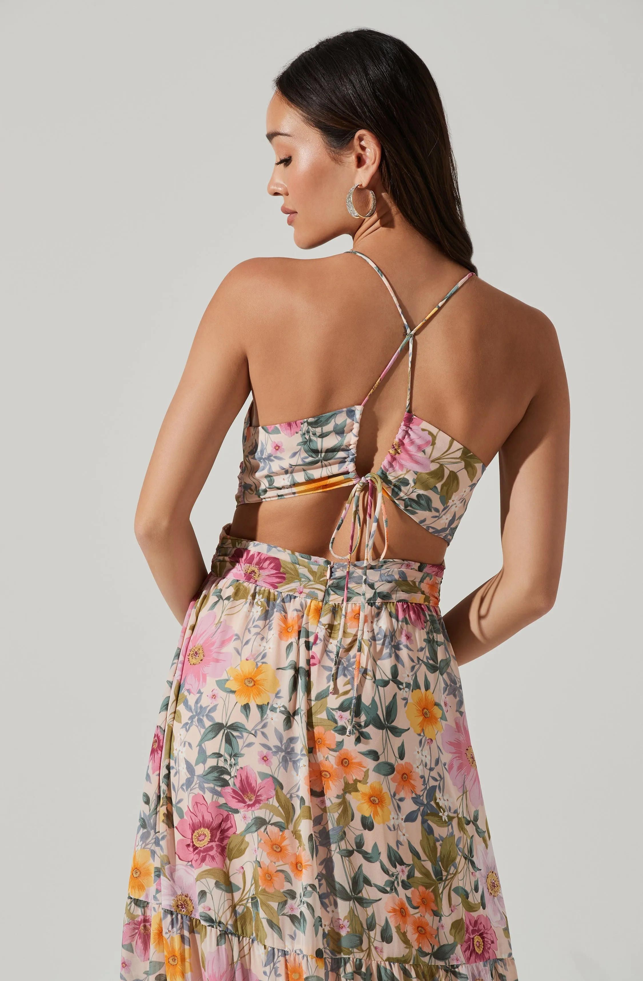 Frolic Floral Cutout Maxi Dress sold by Astr product image thumbnail 4