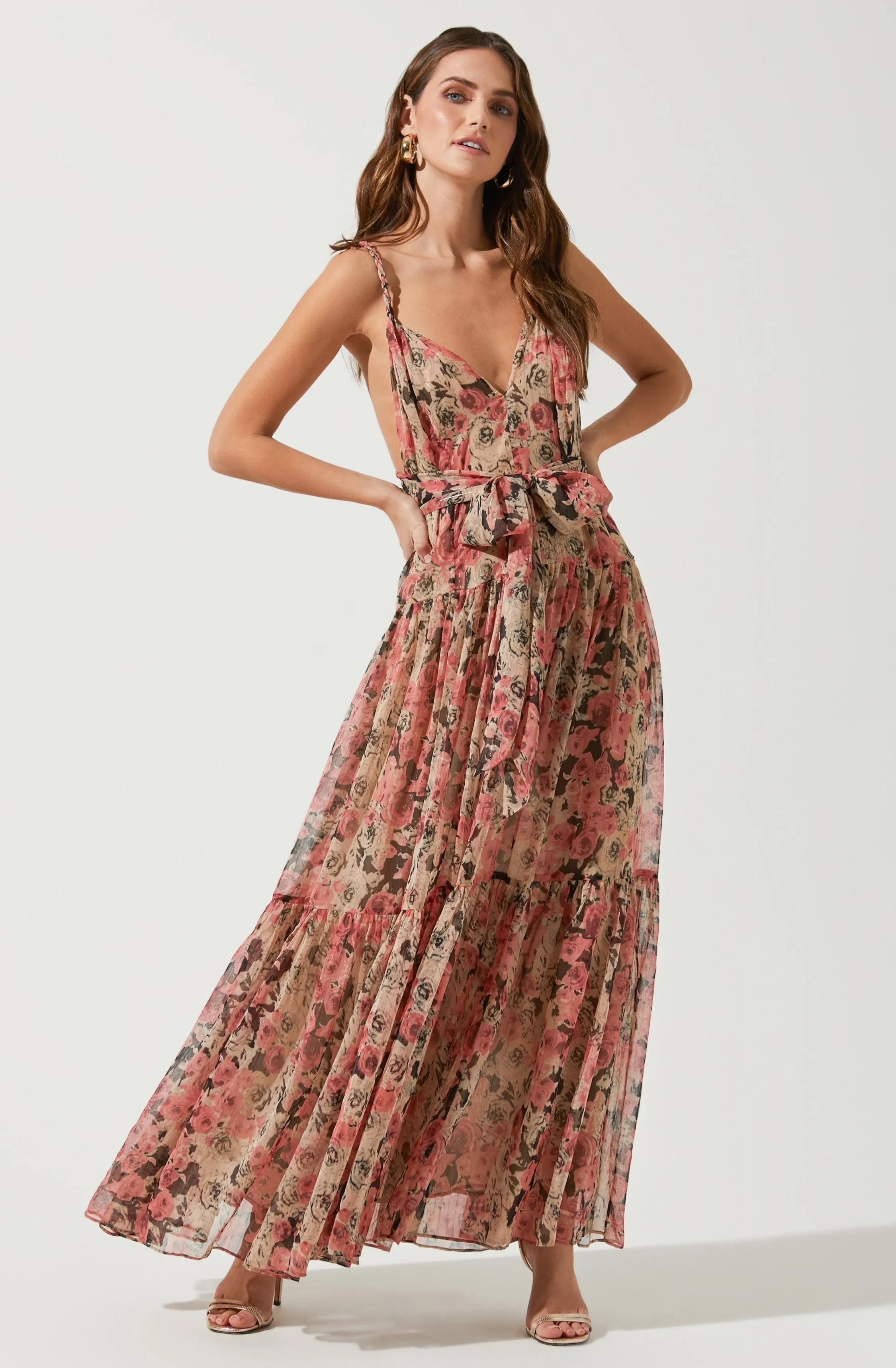 Eartha Floral Maxi Dress sold by Astr