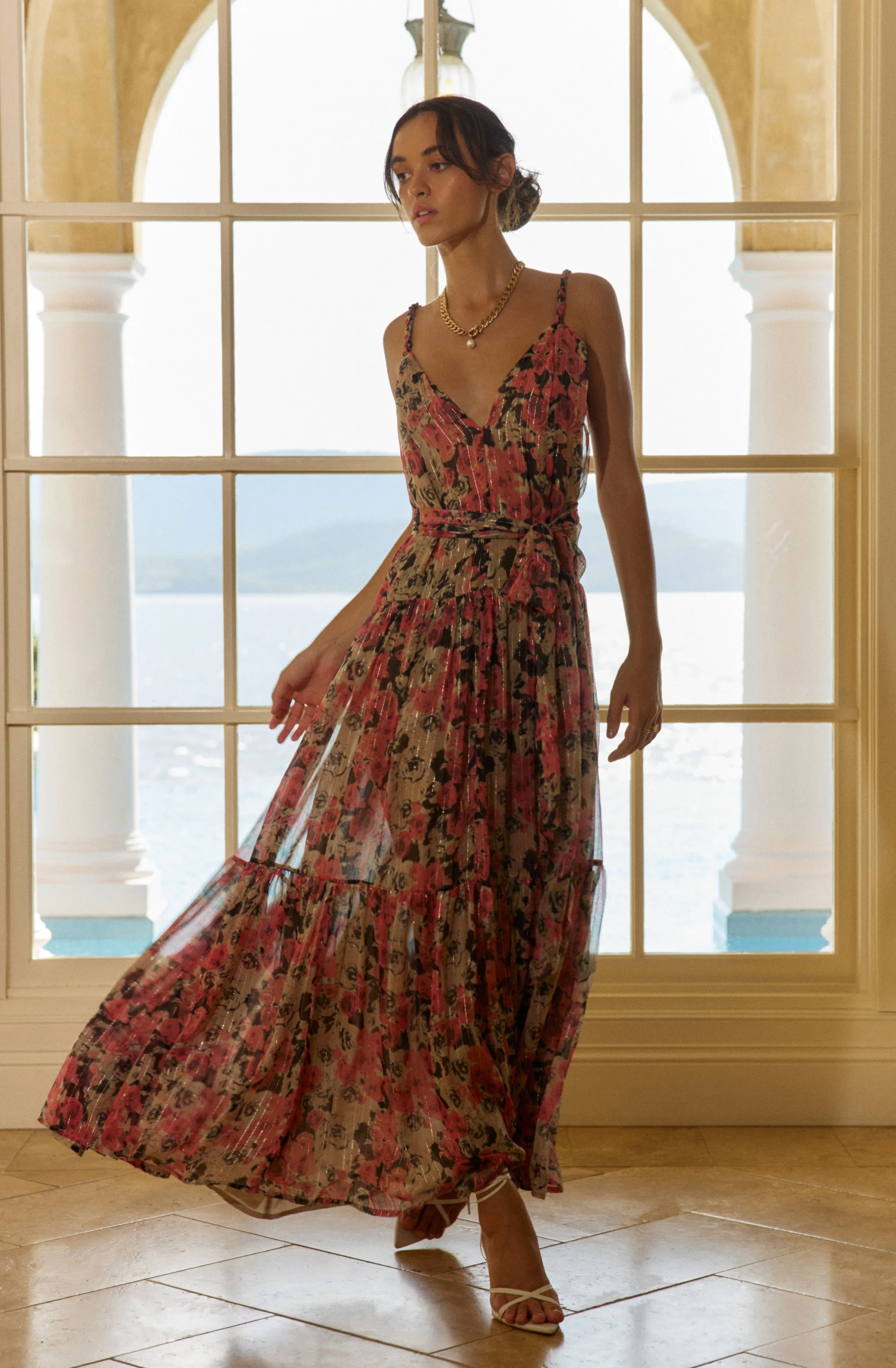 Eartha Floral Maxi Dress sold by Astr product image thumbnail 5