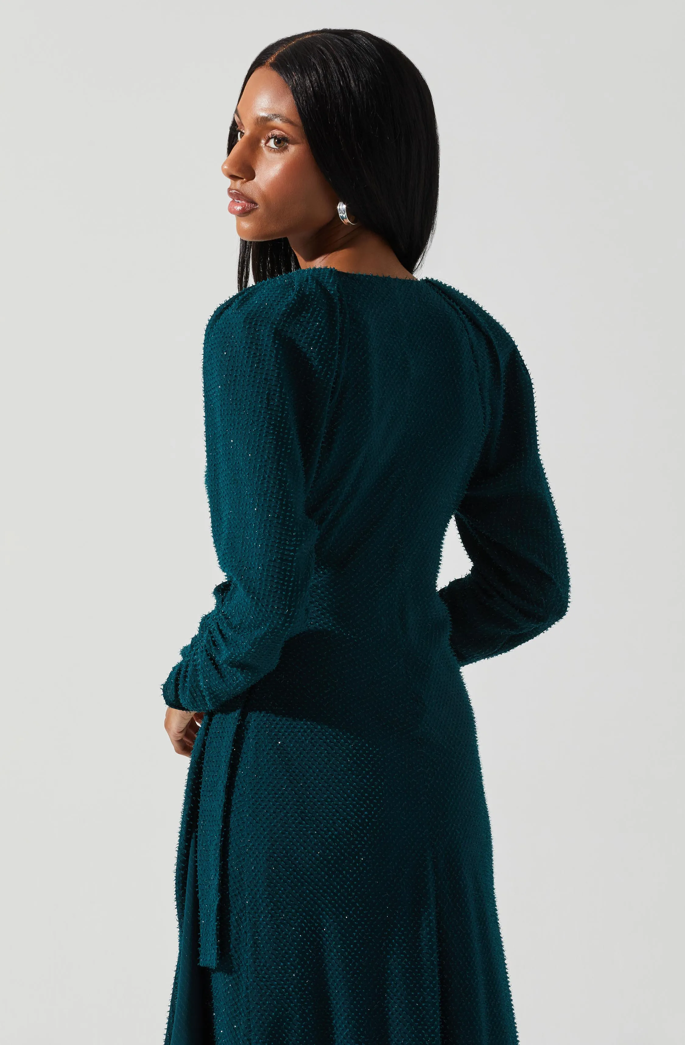 Zenaida Wrap Midi Dress sold by Astr product image thumbnail 5