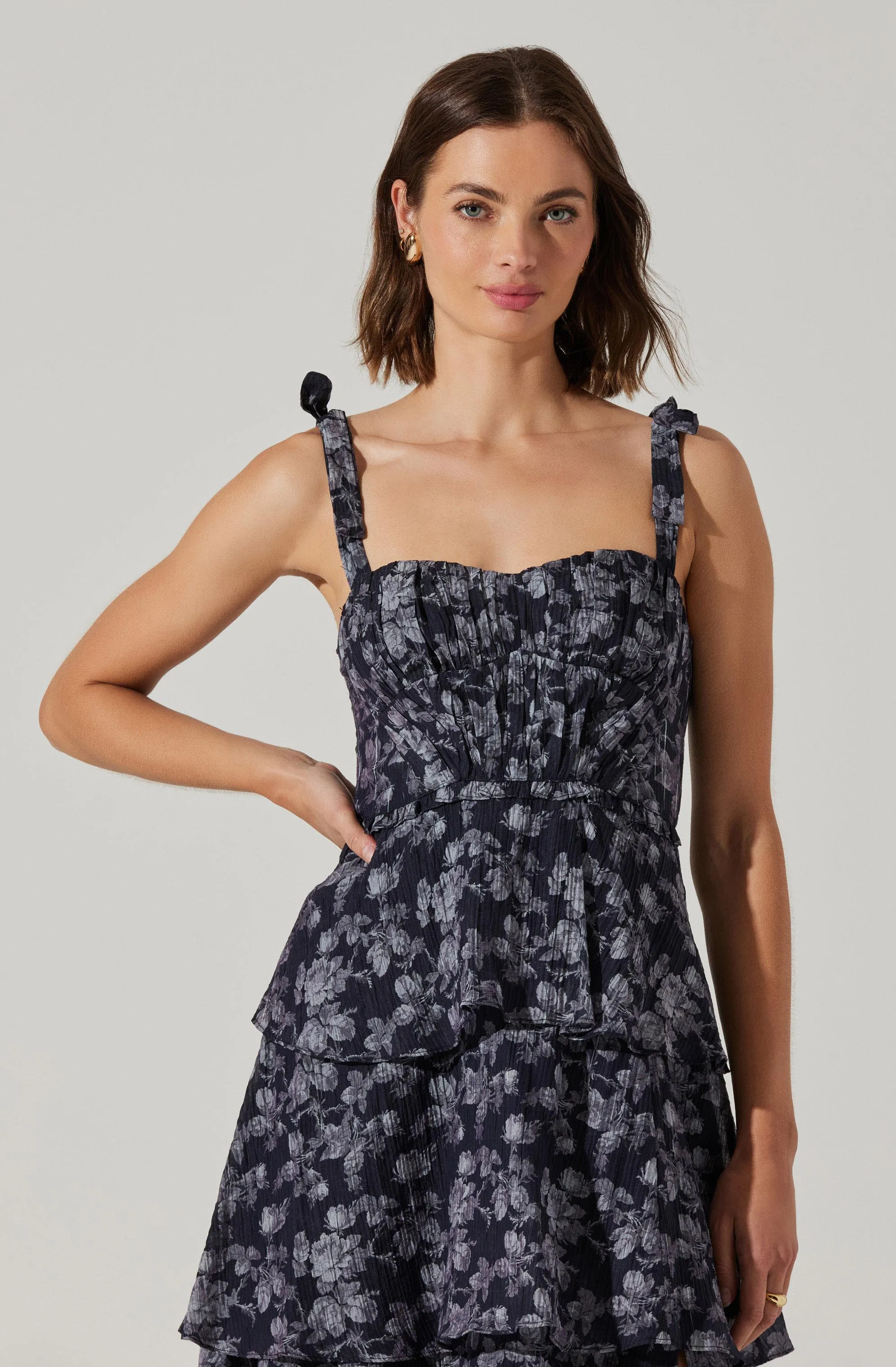 Mellorie Floral Tiered Maxi Dress sold by Astr product image thumbnail 2