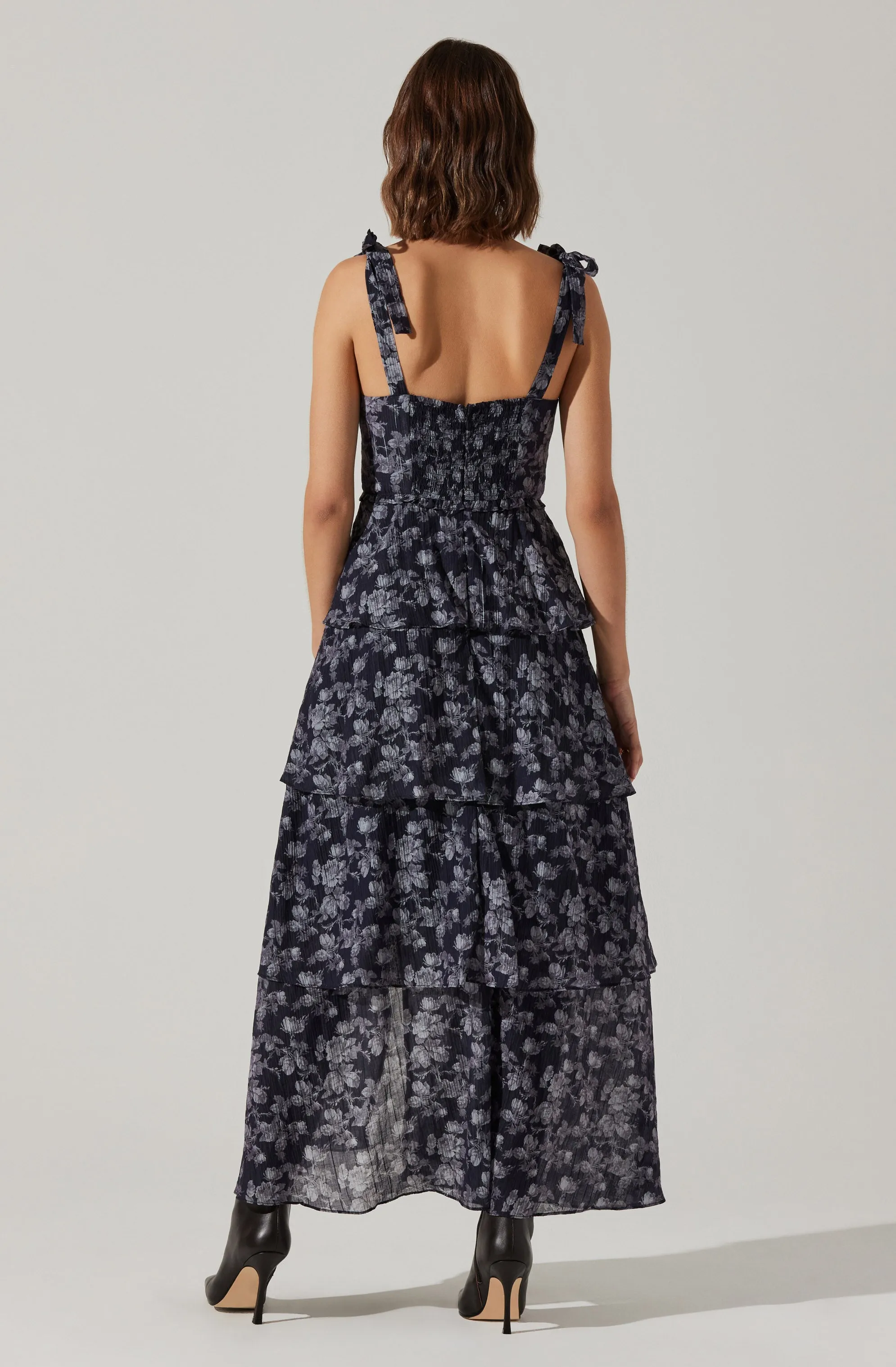 Mellorie Floral Tiered Maxi Dress sold by Astr product image thumbnail 5