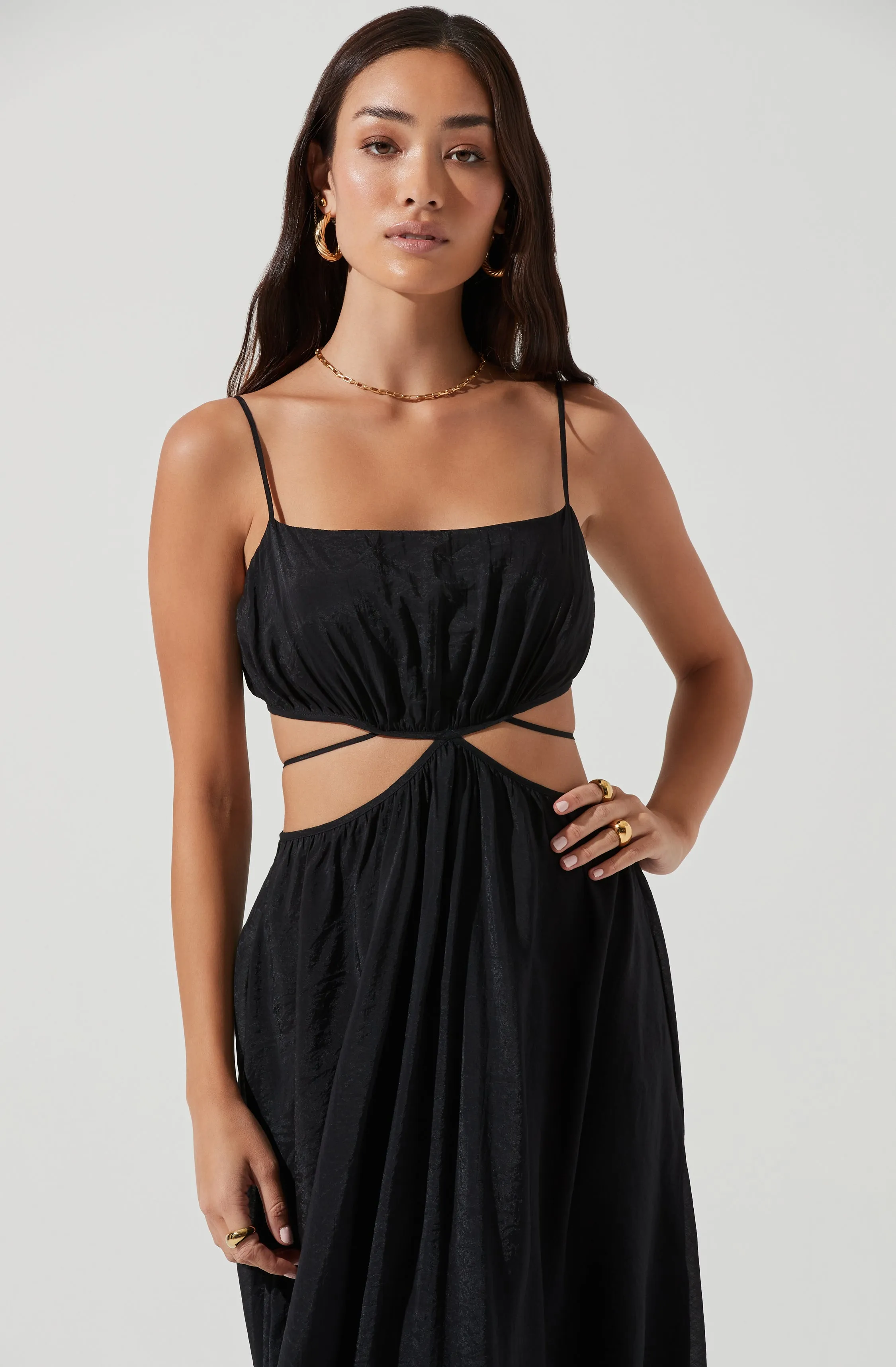 Sanger Cutout Midi Dress sold by Astr product image thumbnail 2