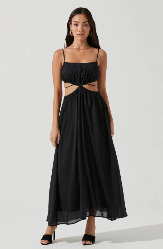 Sanger Cutout Midi Dress sold by Astr