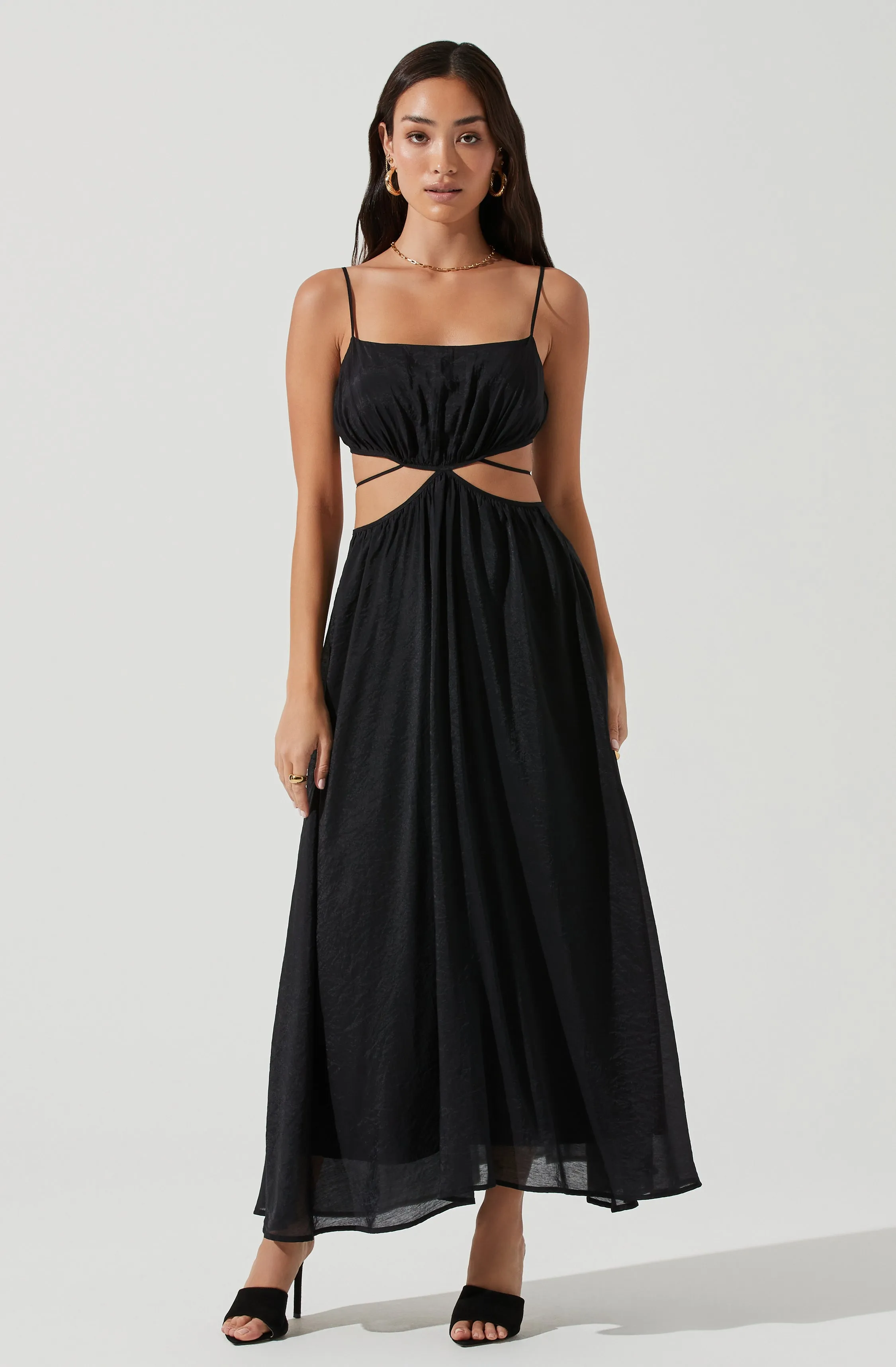 Sanger Cutout Midi Dress sold by Astr