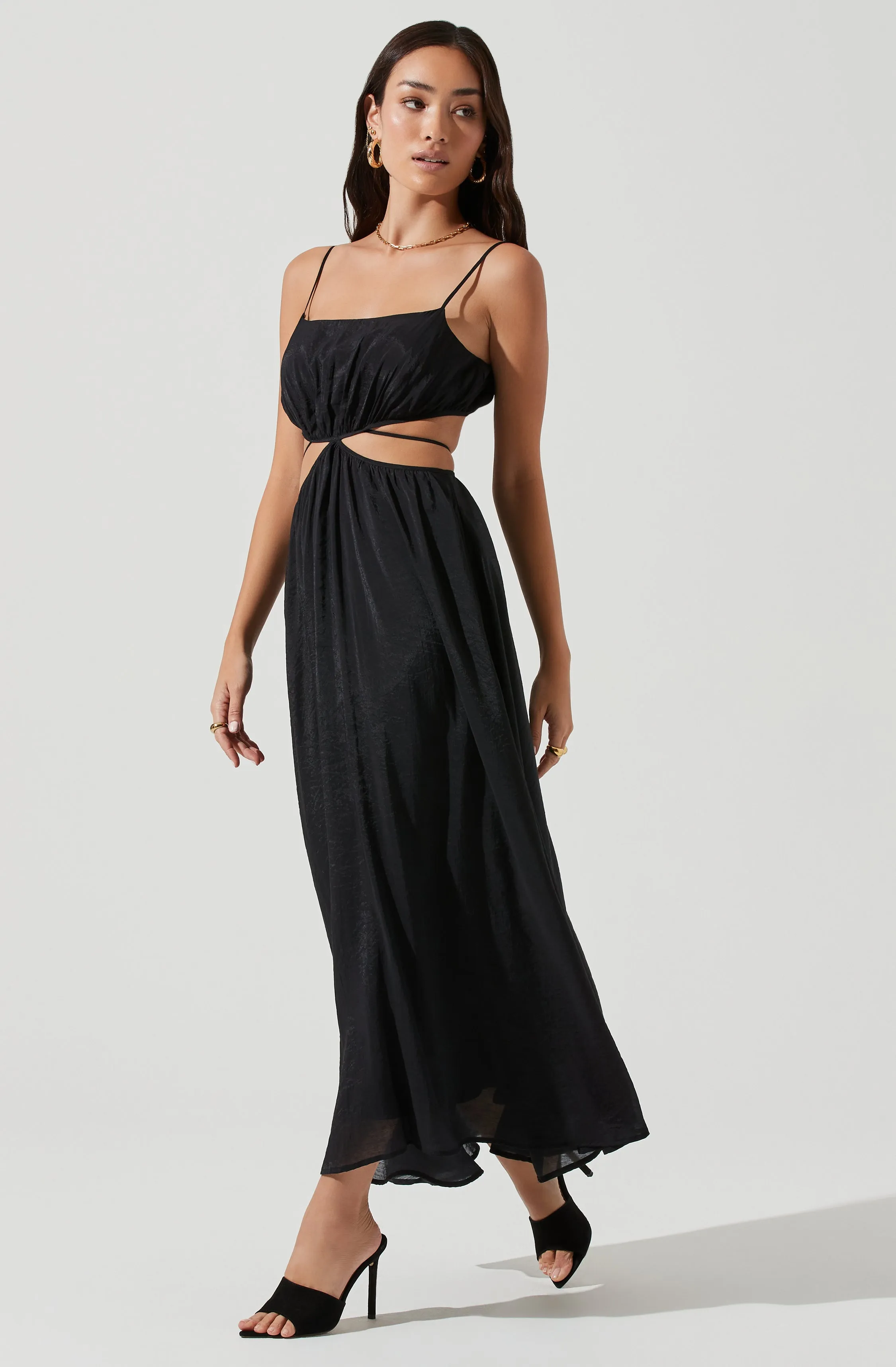 Sanger Cutout Midi Dress sold by Astr product image thumbnail 3
