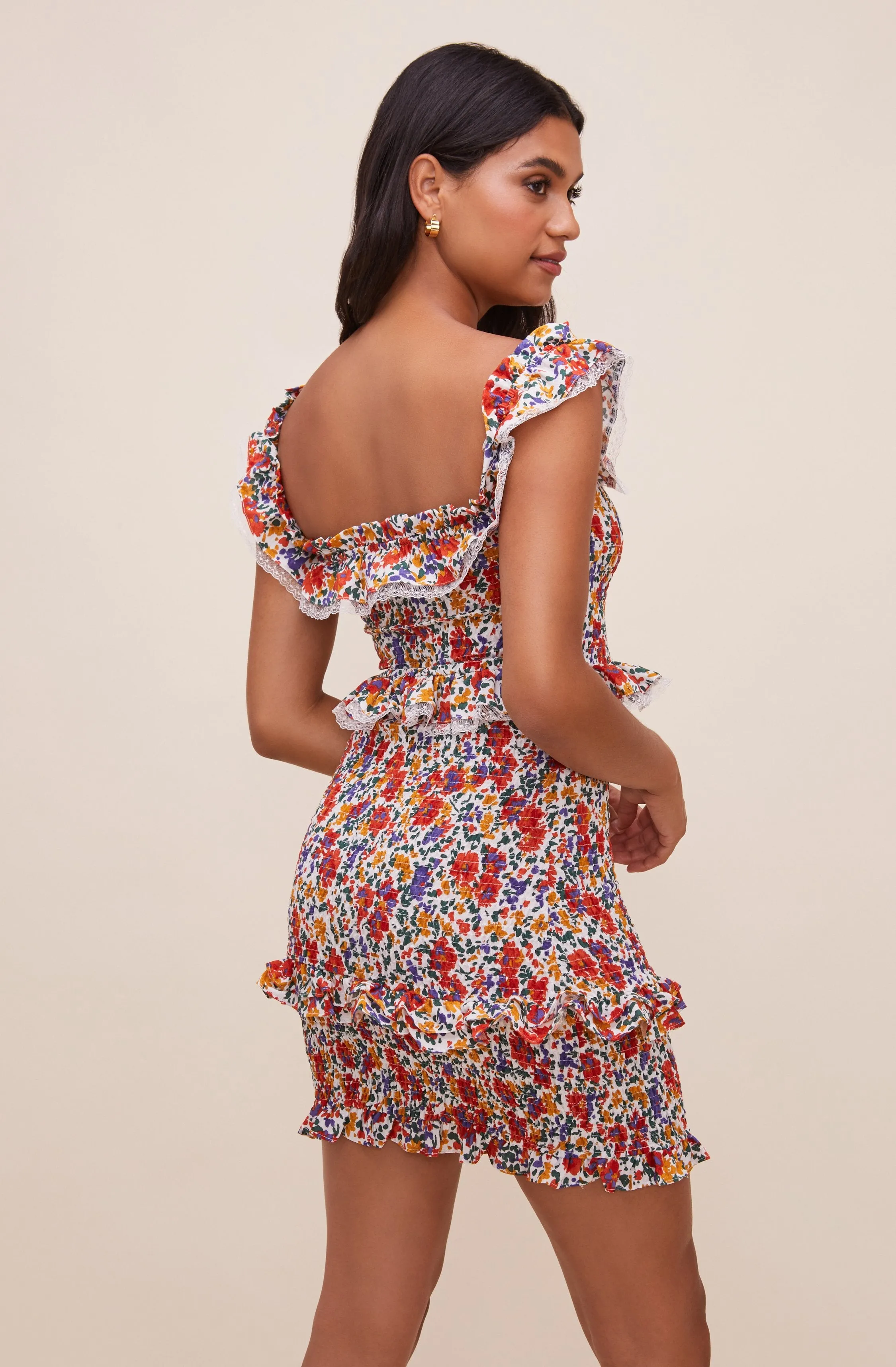 Isabel Off Shoulder Floral Dress sold by Astr product image thumbnail 2