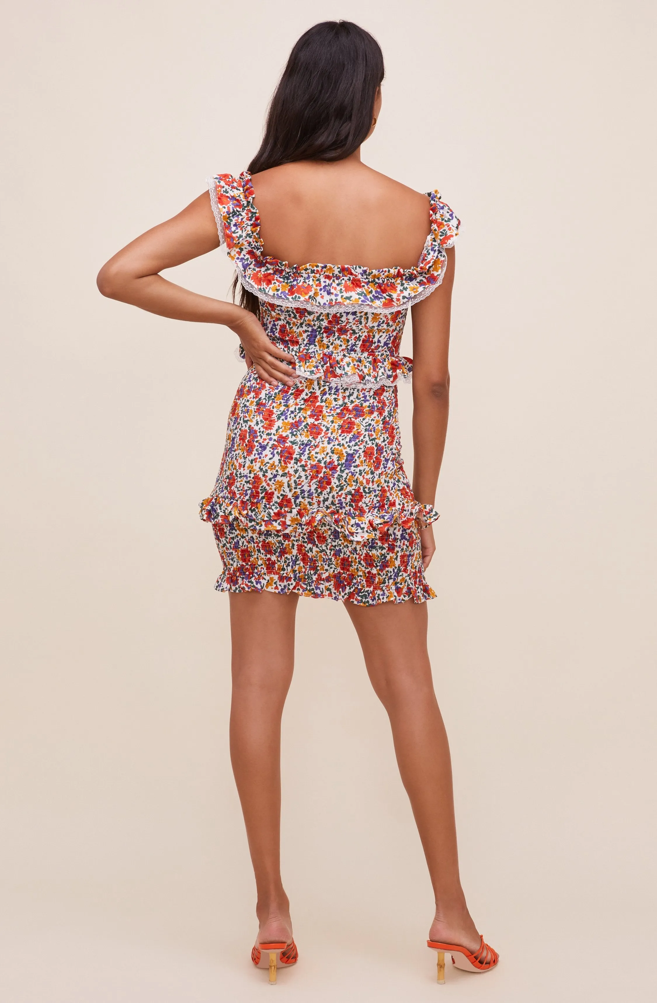 Isabel Off Shoulder Floral Dress sold by Astr product image thumbnail 5