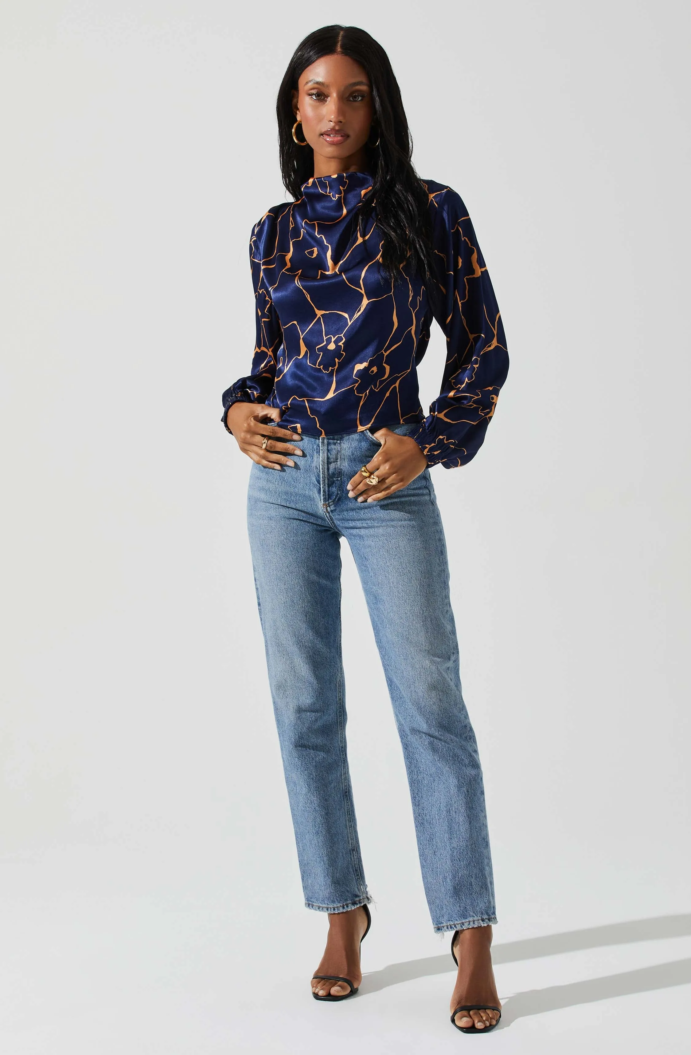 Veronica Floral Cutout Top sold by Astr product image thumbnail 3