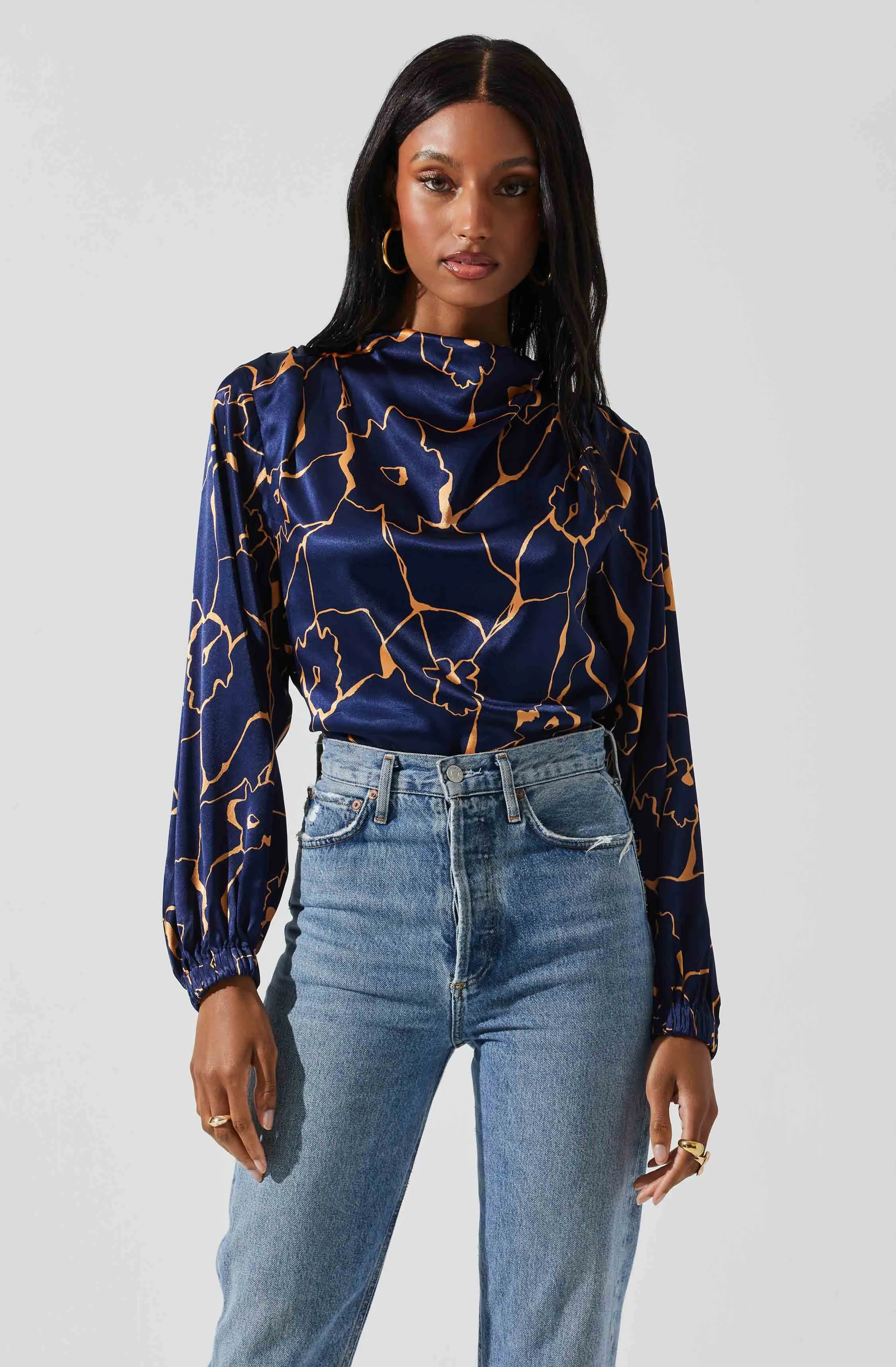 Veronica Floral Cutout Top sold by Astr product image thumbnail 2
