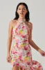 Caspia Floral Halter Neck Dress sold by Astr