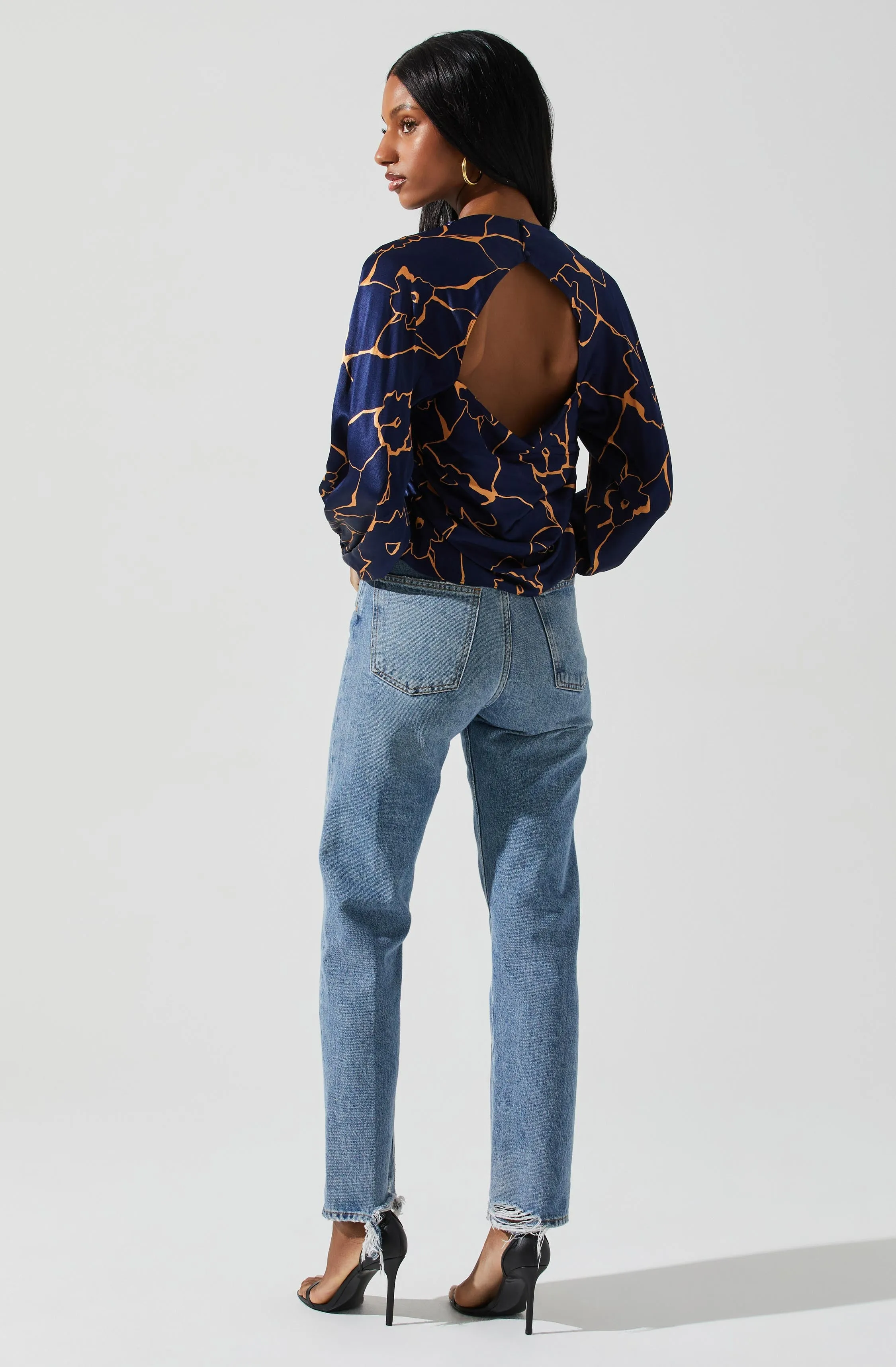 Veronica Floral Cutout Top sold by Astr product image thumbnail 5