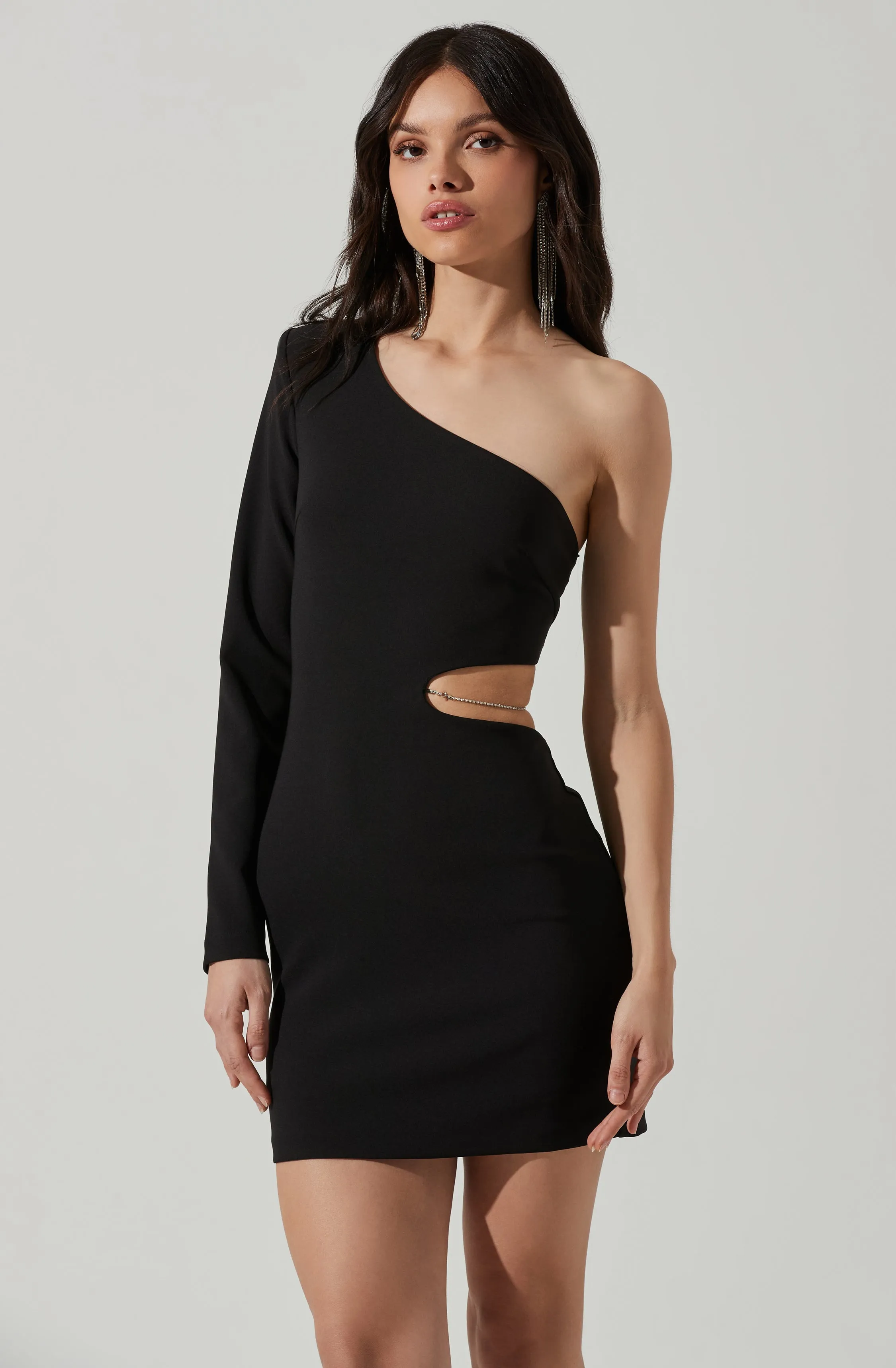 Lavinia Cutout One Shoulder Mini Dress sold by Astr product image thumbnail 2