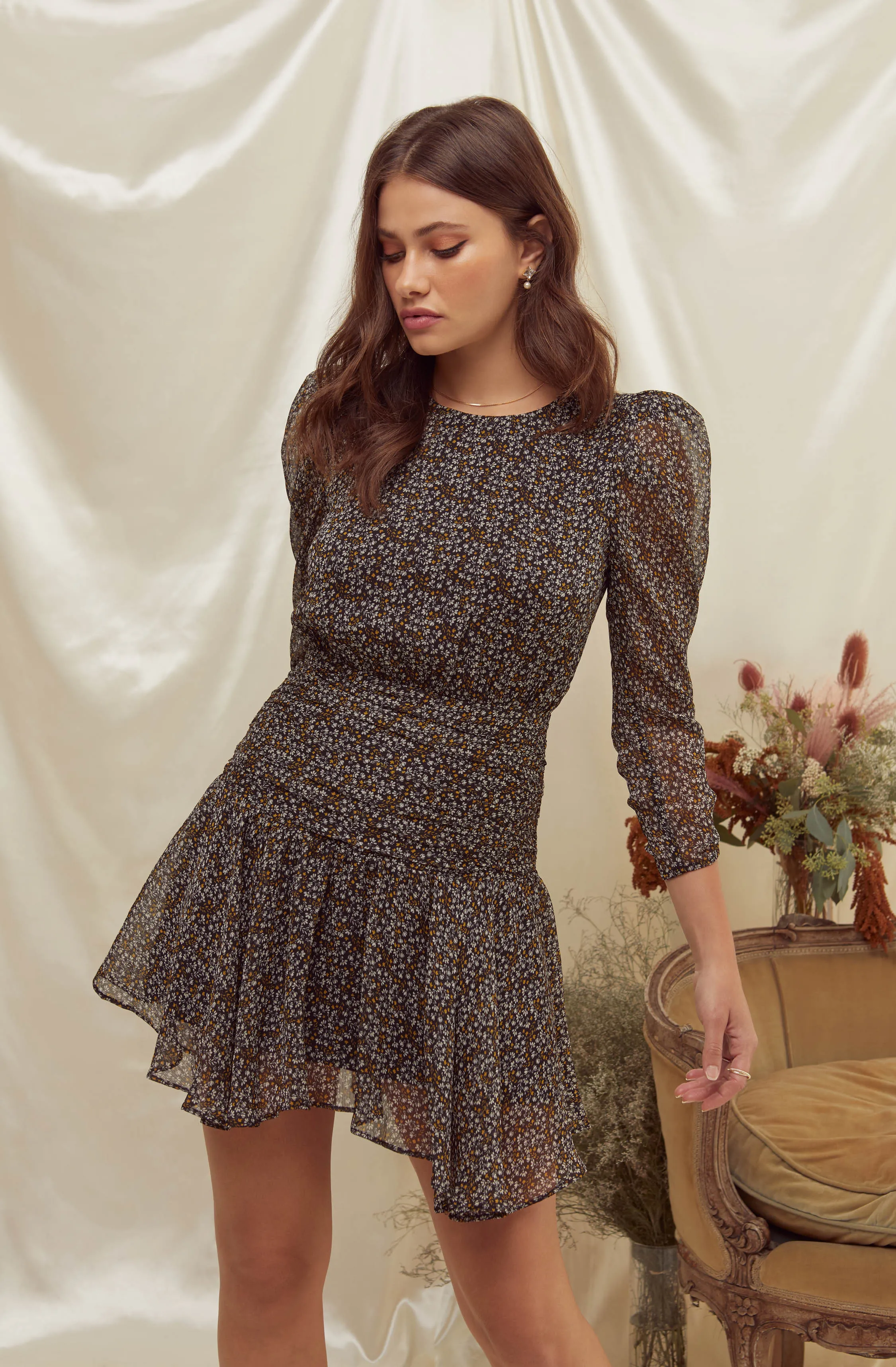 Savannah Floral Dress sold by Astr