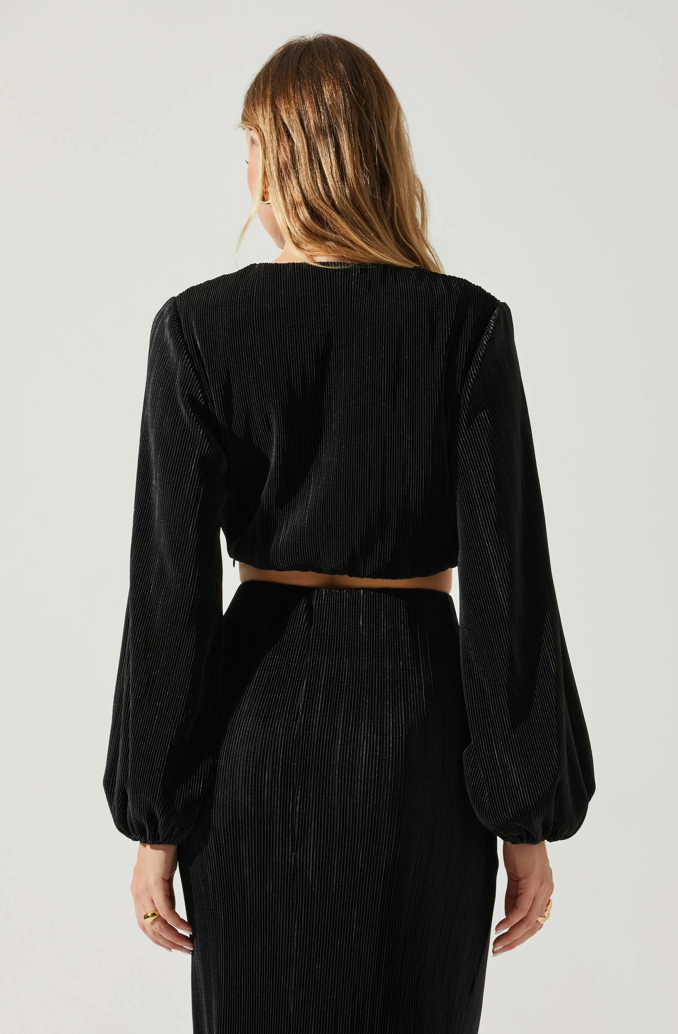 Cataleya Plisse Twist Bust Top sold by Astr product image thumbnail 5