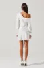 Augusta Feather Trim Mini Dress sold by Astr