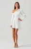 Augusta Feather Trim Mini Dress sold by Astr