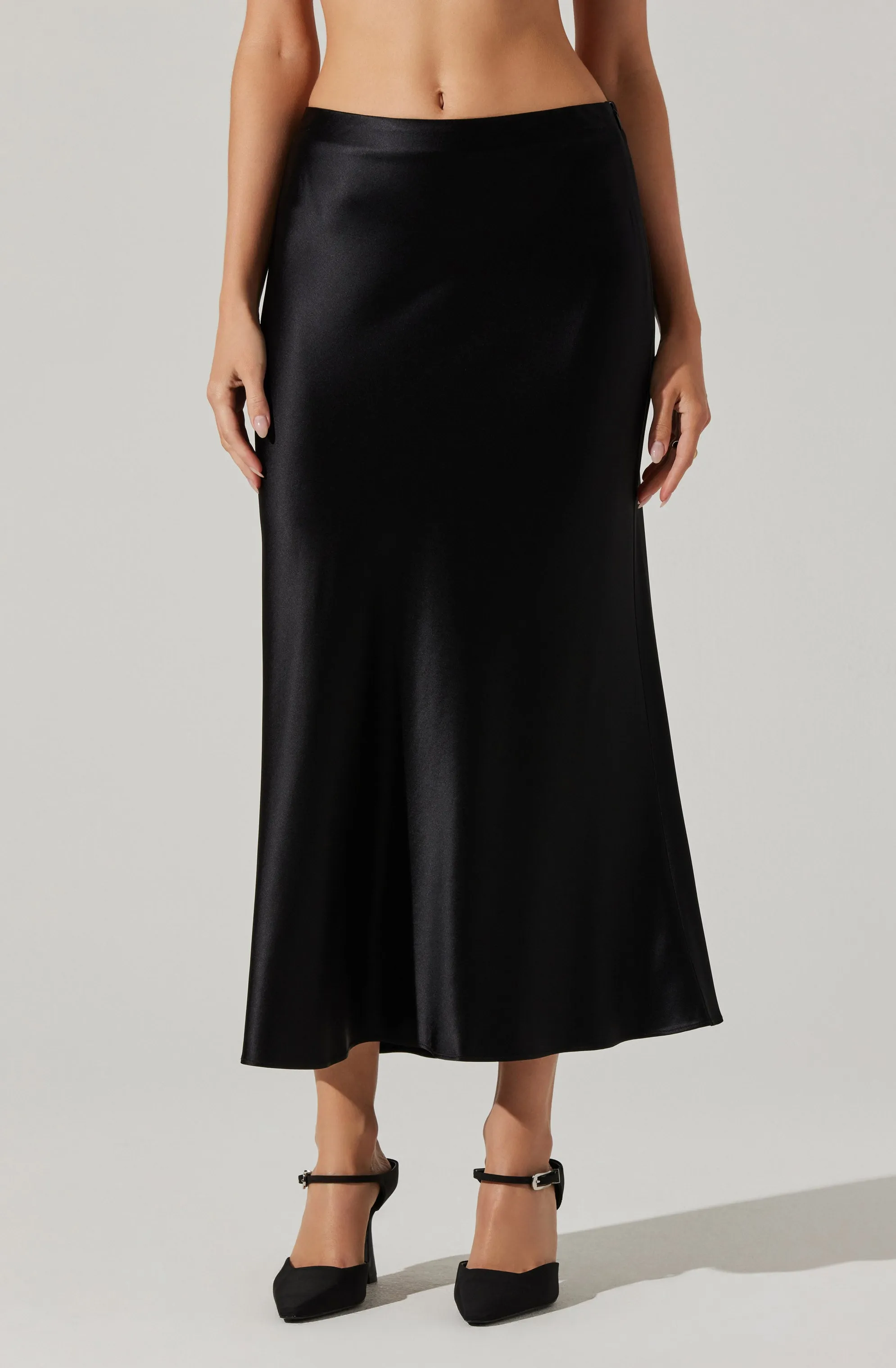 Windey Satin Maxi Skirt sold by Astr product image thumbnail 2