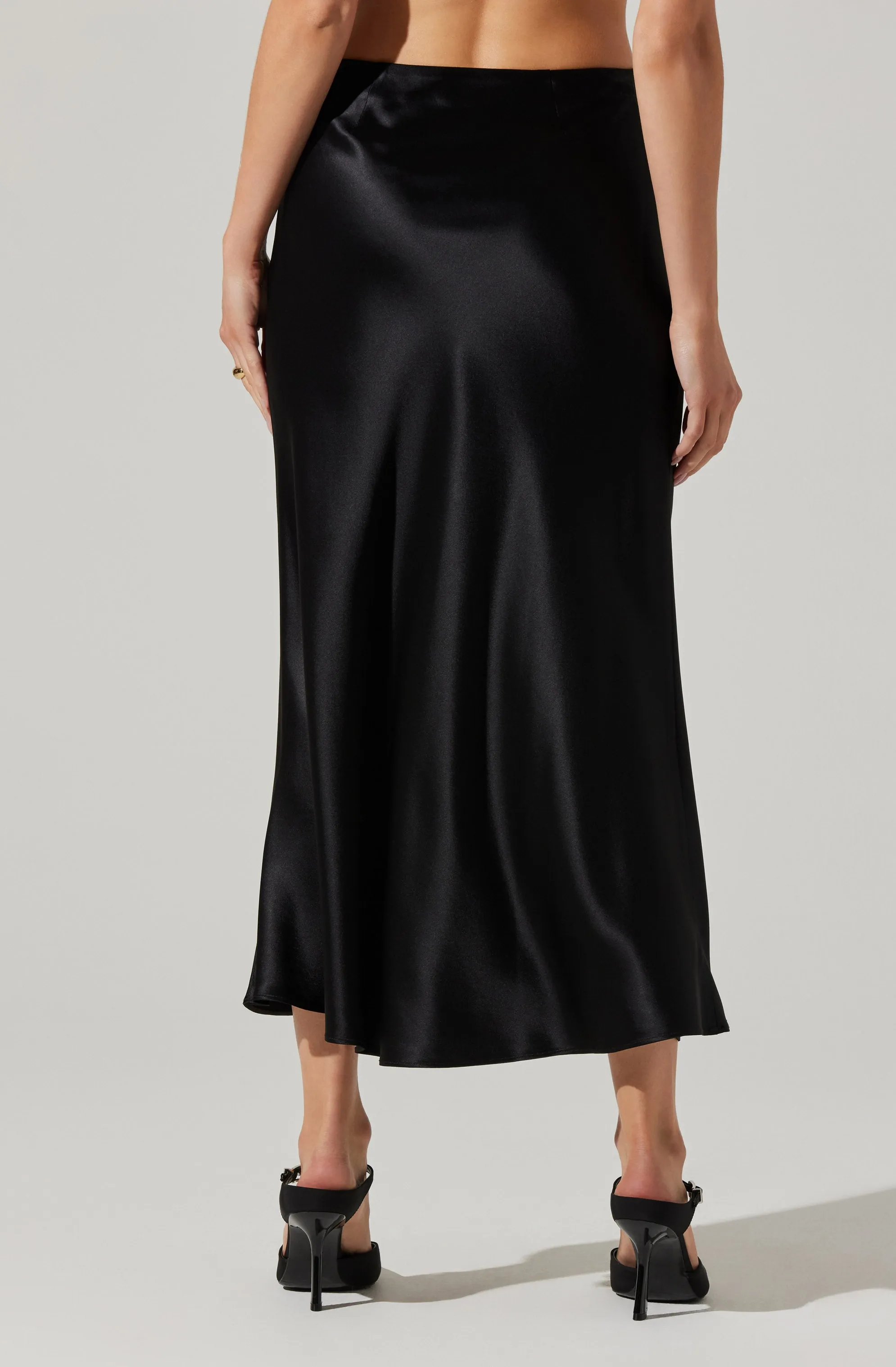 Windey Satin Maxi Skirt sold by Astr product image thumbnail 5
