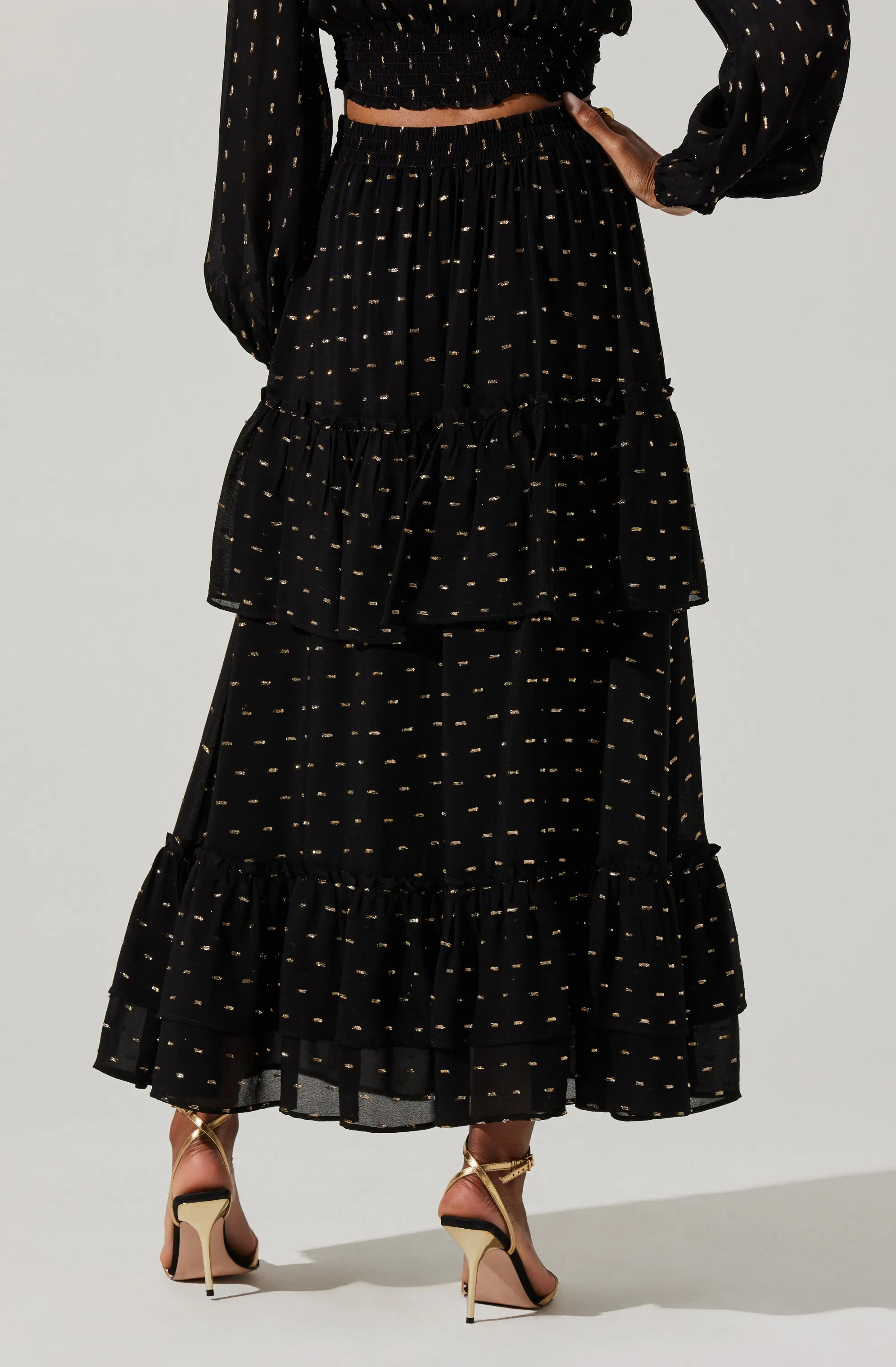 Nix Tiered Maxi Skirt sold by Astr product image thumbnail 4