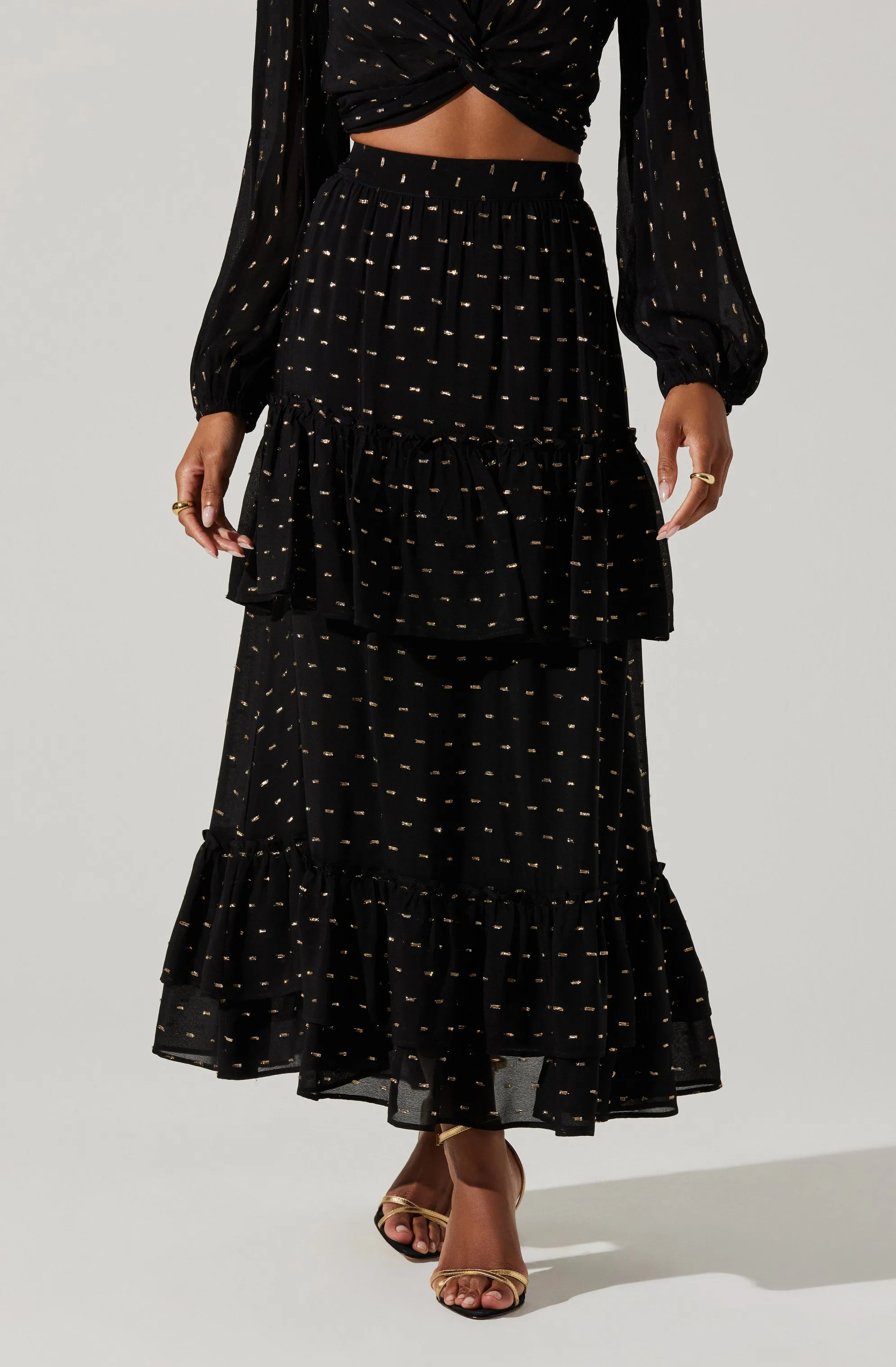 Nix Tiered Maxi Skirt sold by Astr product image thumbnail 5