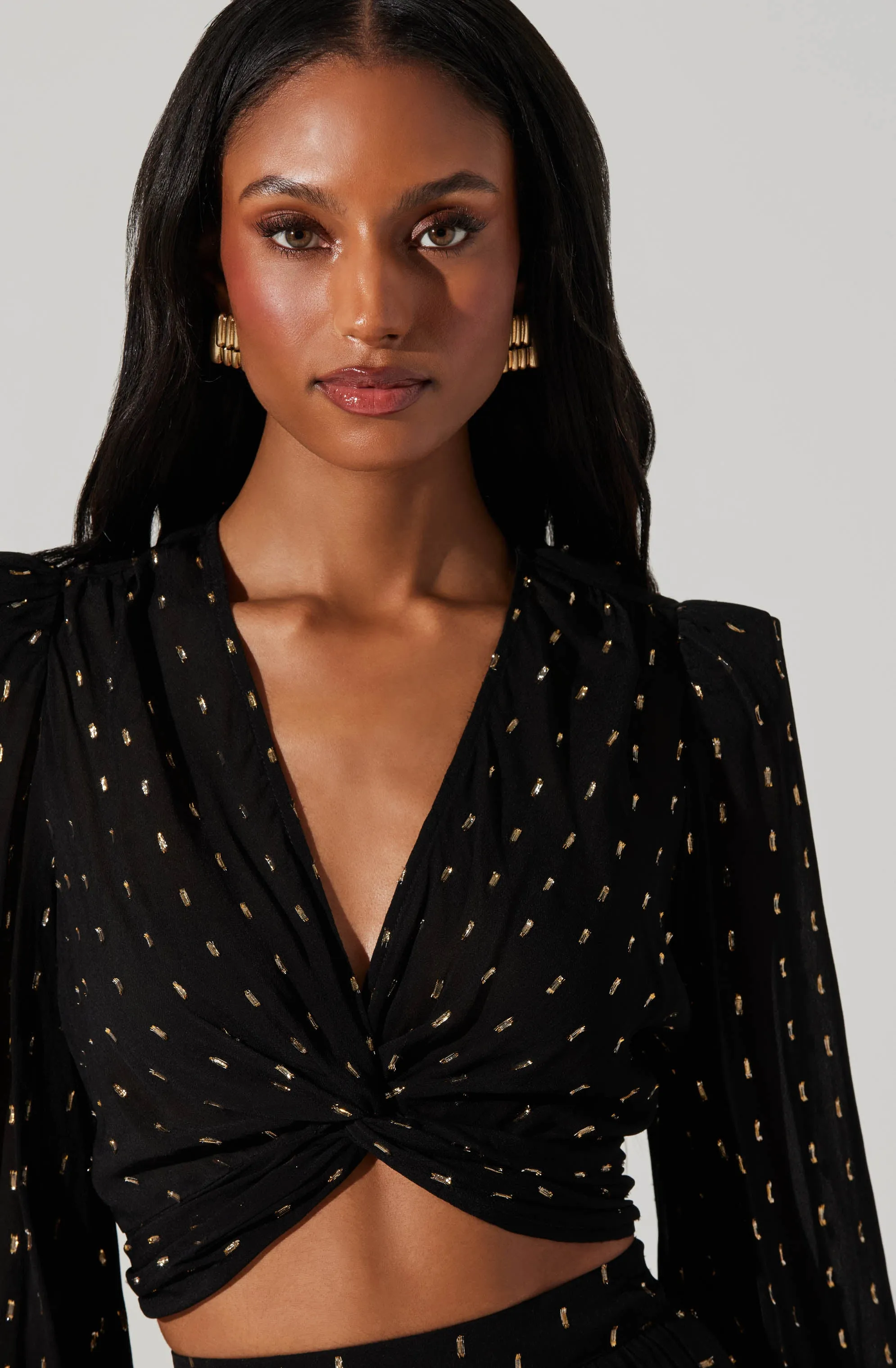 Nix Twist Front Crop Top sold by Astr product image thumbnail 5