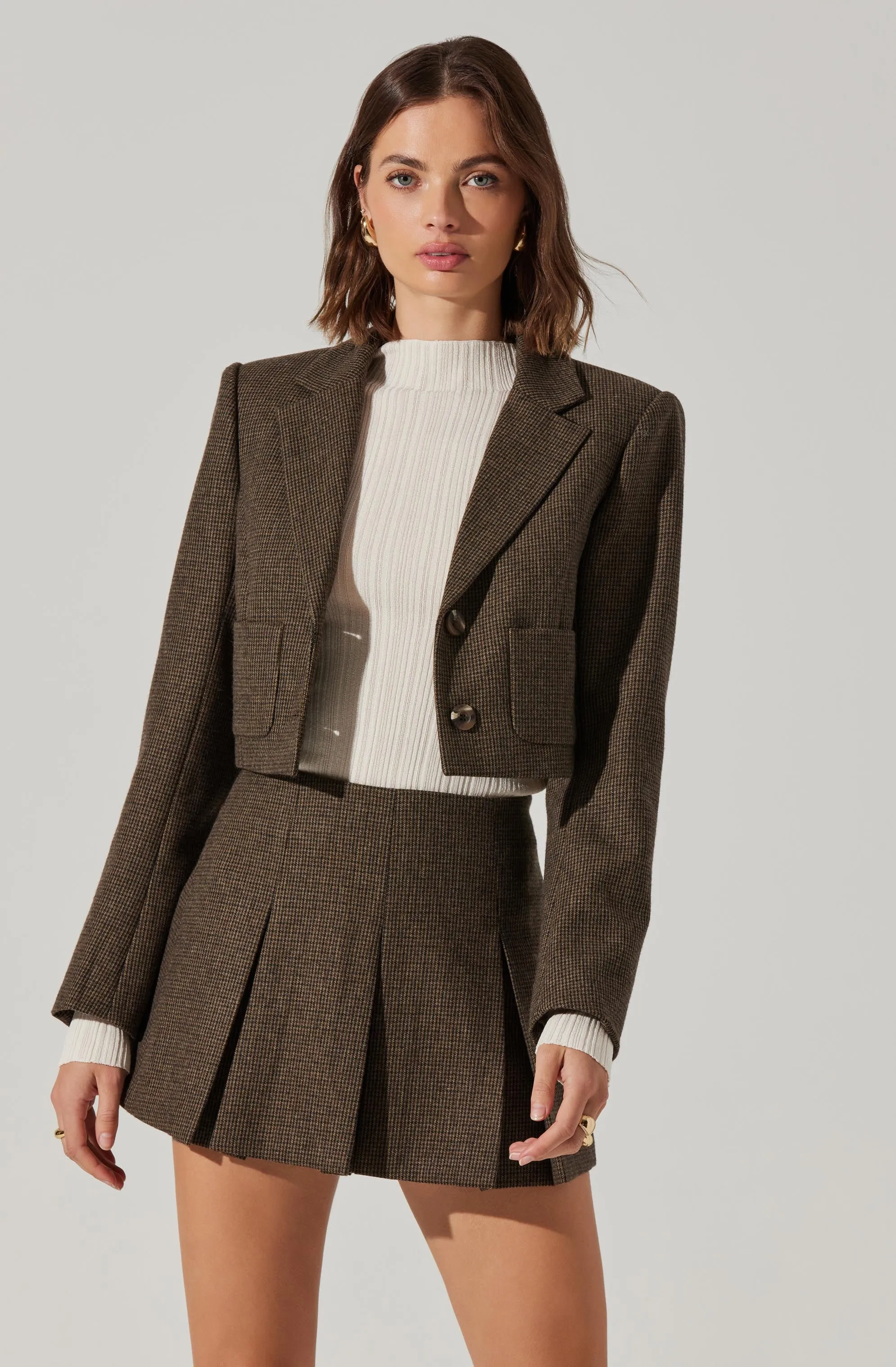 Siarah Tailored Cropped Jacket sold by Astr product image thumbnail 3