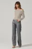 Icyln Sequin Off Shoulder Top sold by Astr