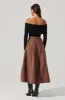 Foldover Ribbed Off Shoulder Sweater sold by Astr