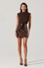 Sequin Mixed Media Mini Dress sold by Astr
