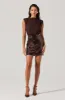 Sequin Mixed Media Mini Dress sold by Astr