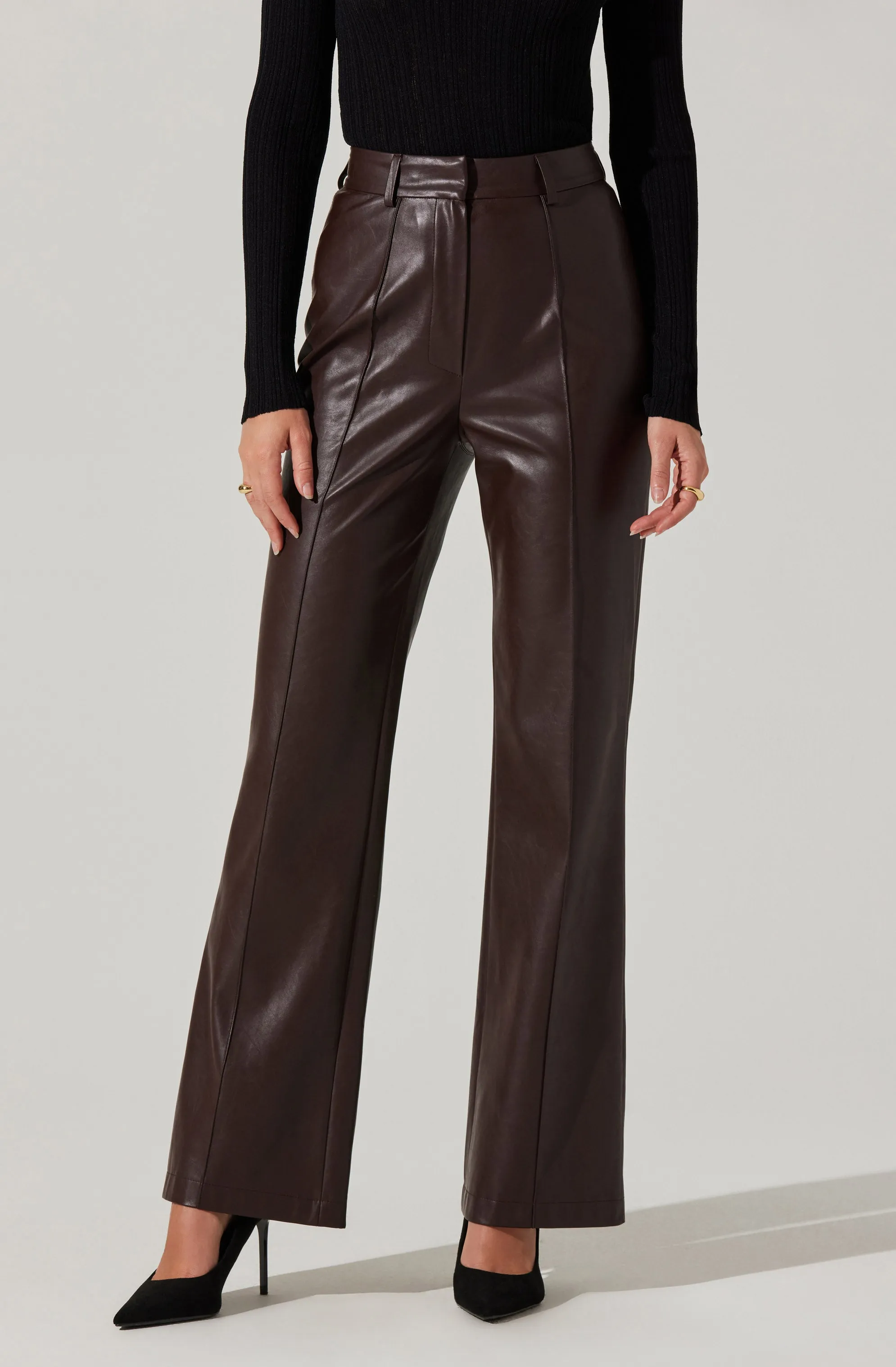Vance Faux Leather Pants sold by Astr product image thumbnail 4