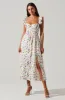 Wedelia Floral Bustier Midi Dress sold by Astr