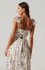 Wedelia Floral Bustier Midi Dress sold by Astr