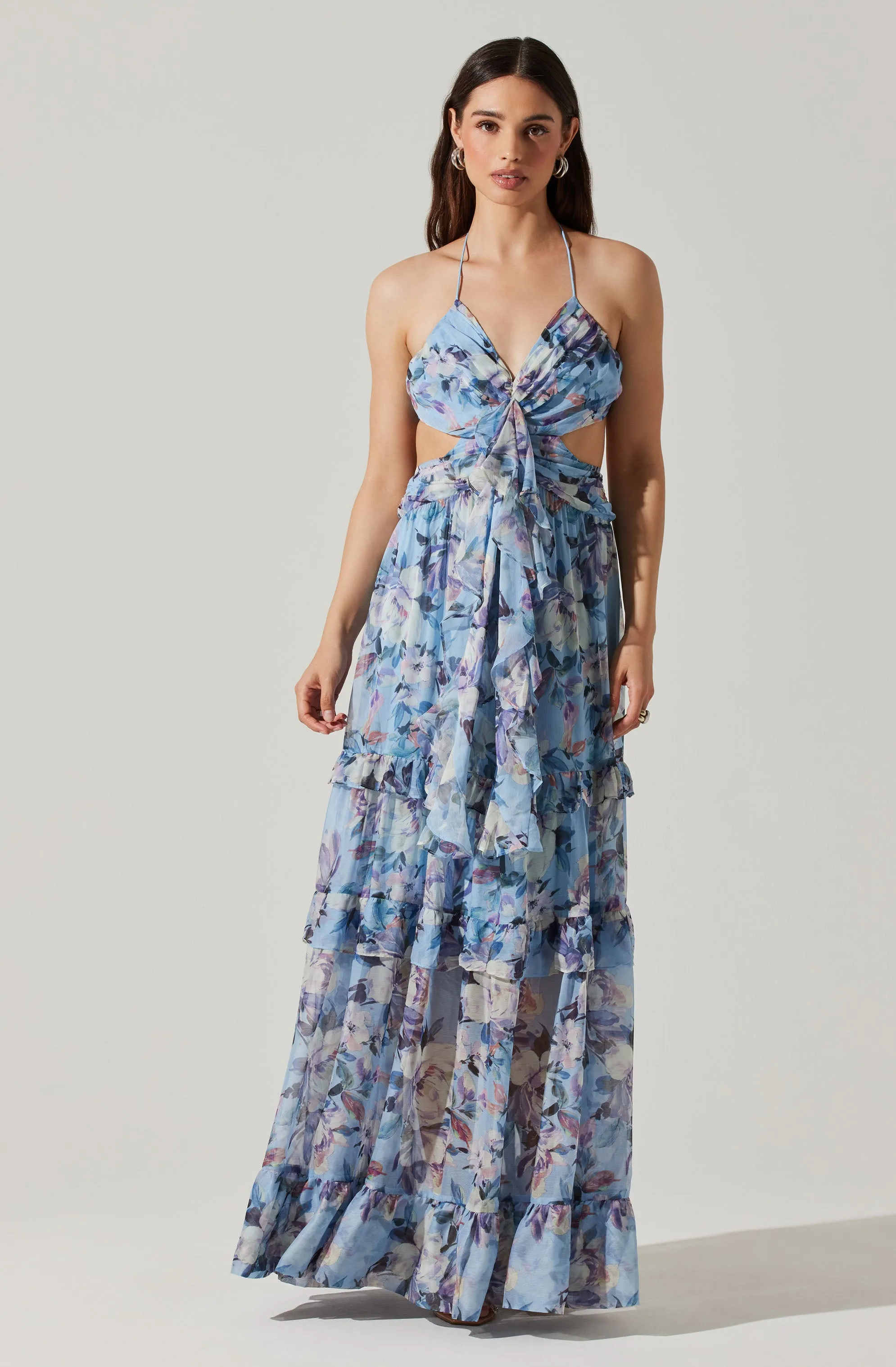 Kitsune Floral Maxi Dress sold by Astr product image thumbnail 3
